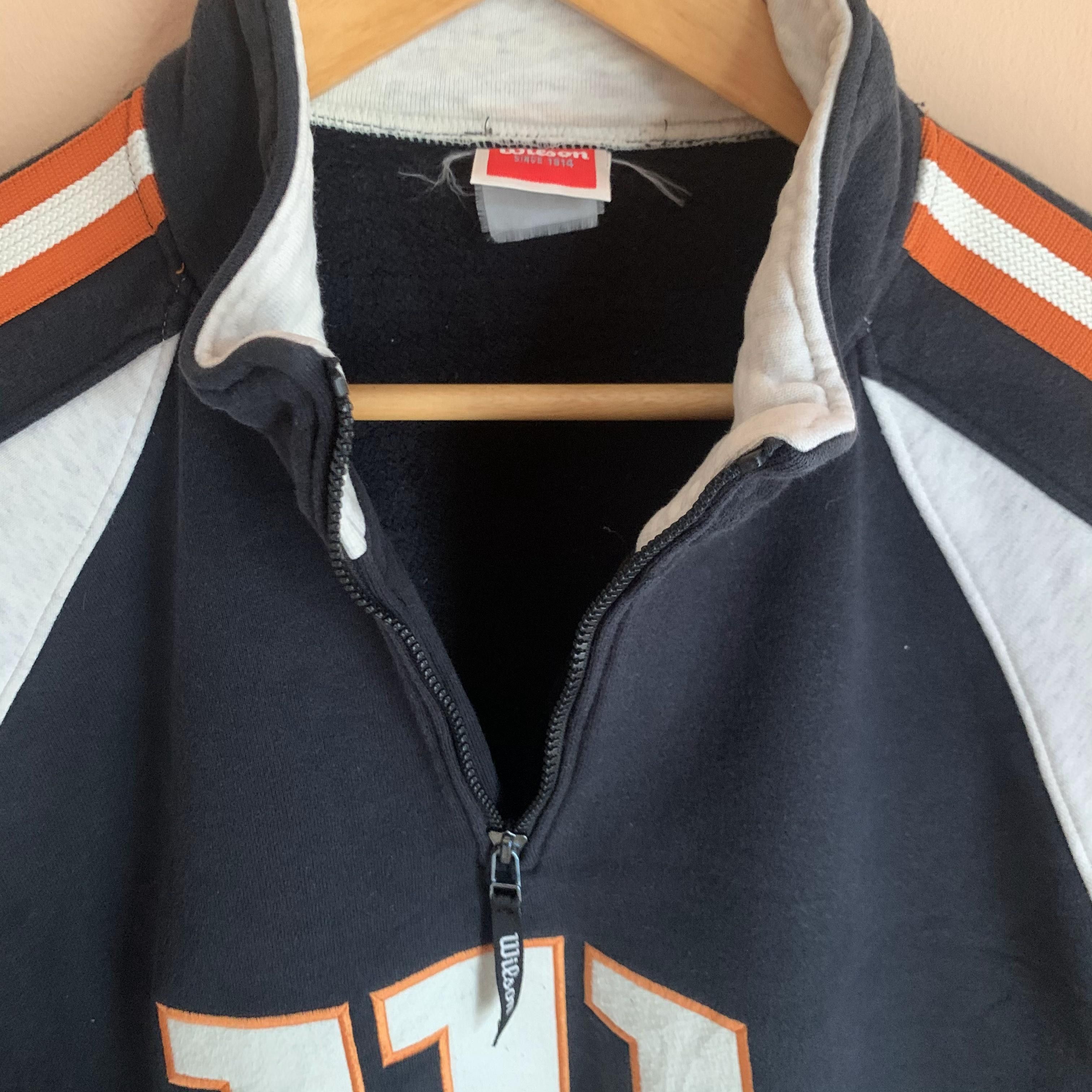 Vintage Vtg WILSON Tennis Big Logo Spell Out Sweatshirt Size US XL / EU 56 / 4 - 5 Thumbnail
