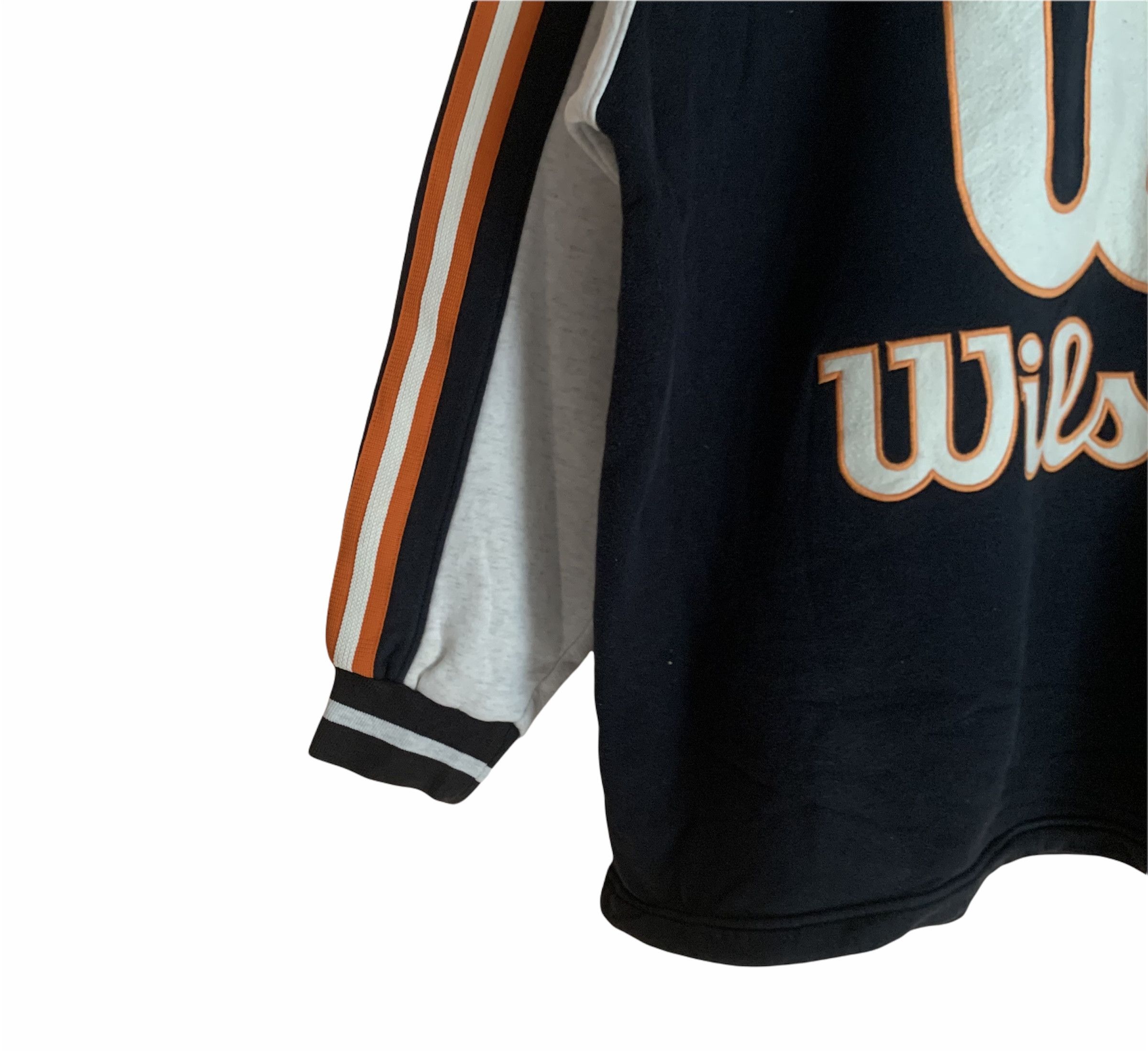 Vintage Vtg WILSON Tennis Big Logo Spell Out Sweatshirt Size US XL / EU 56 / 4 - 6 Thumbnail