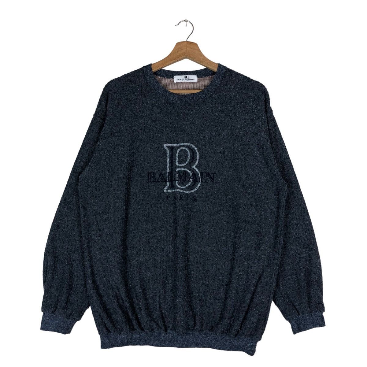 Pierre Balmain Vintage Pierre Balmain Paris French Designer Pullover Jumper Size US L / EU 52-54 / 3 - 1 Thumbnail
