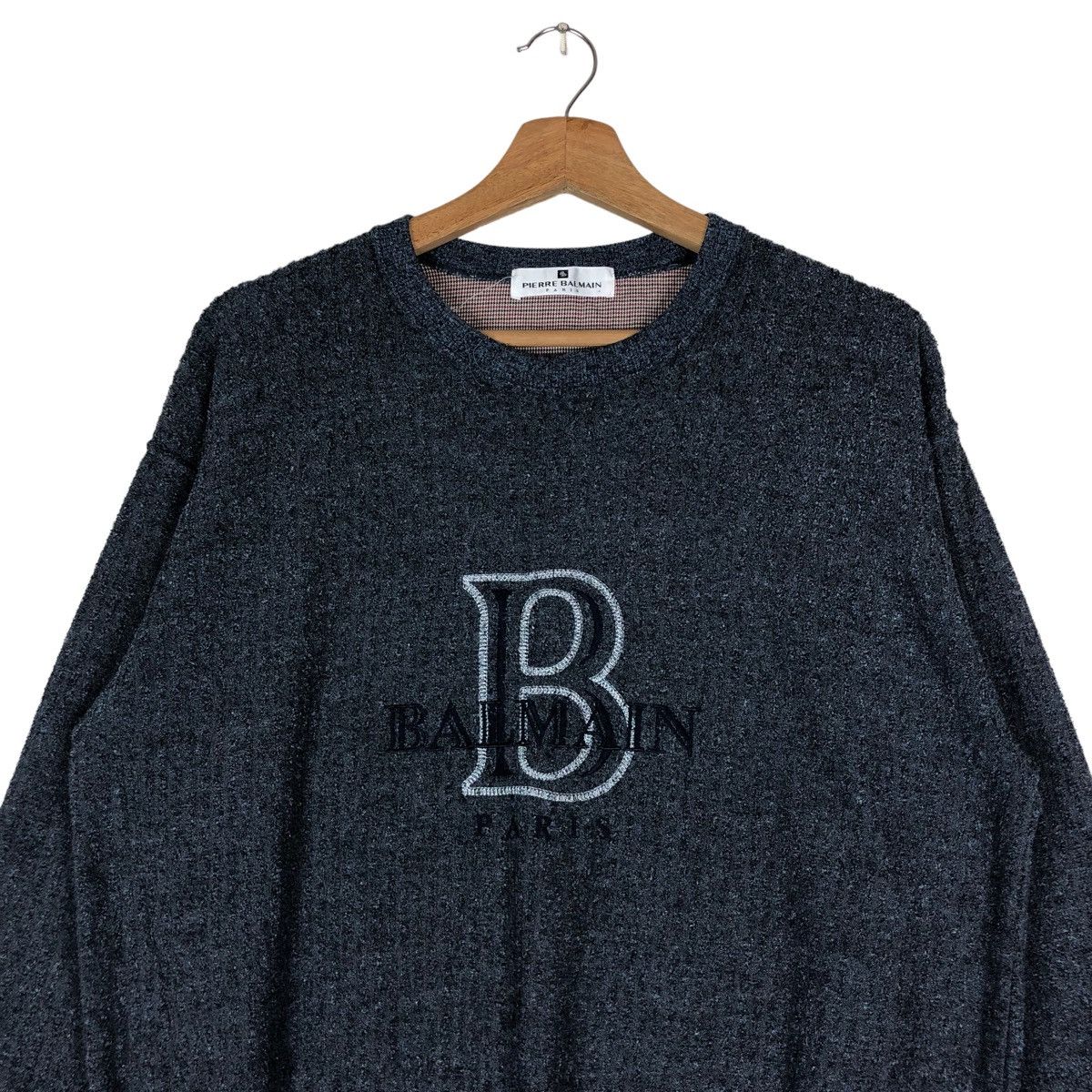 Pierre Balmain Vintage Pierre Balmain Paris French Designer Pullover Jumper Size US L / EU 52-54 / 3 - 2 Thumbnail