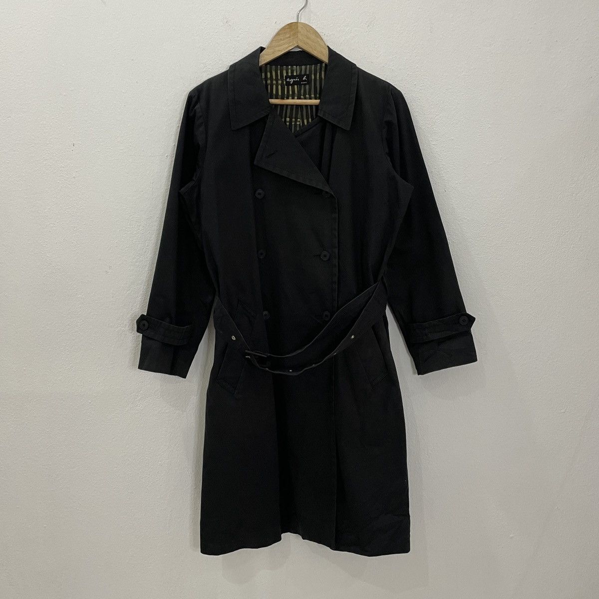 agnes b. Vintage Agnes B Made In France Trench Coat Jacket Size US M / EU 48-50 / 2 - 1 Thumbnail