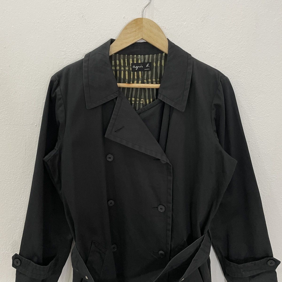 agnes b. Vintage Agnes B Made In France Trench Coat Jacket Size US M / EU 48-50 / 2 - 4 Thumbnail