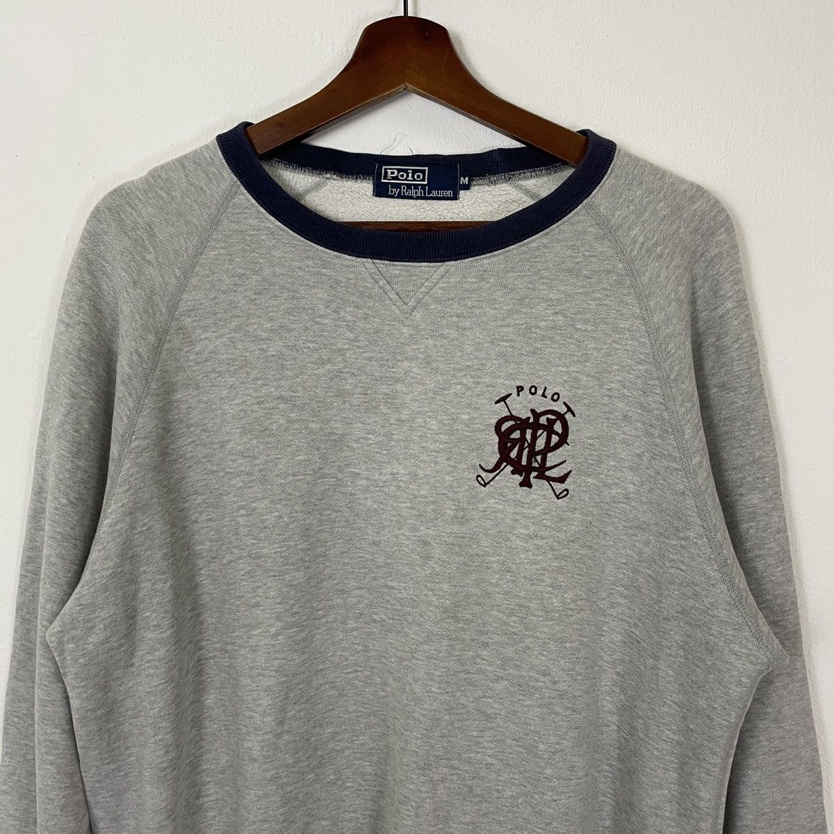 Polo Ralph Lauren Vintage Polo Embroidery Small Logo Sweatshirt Size US M / EU 48-50 / 2 - 4 Thumbnail
