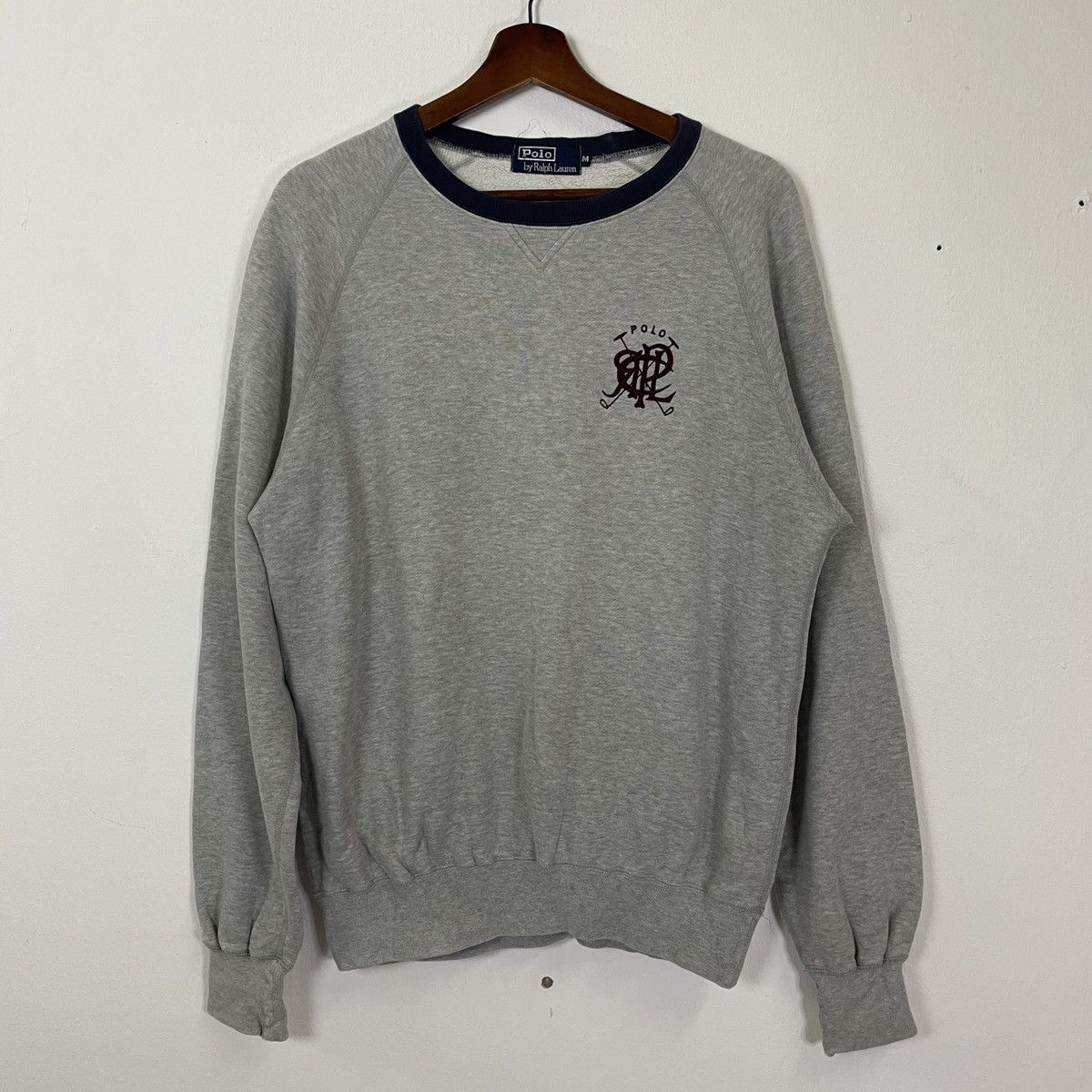 Polo Ralph Lauren Vintage Polo Embroidery Small Logo Sweatshirt Size US M / EU 48-50 / 2 - 1 Thumbnail