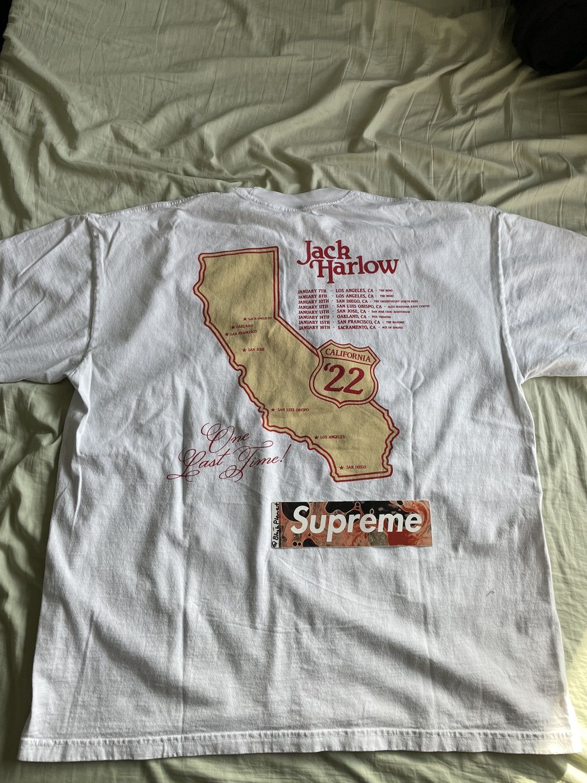 Band Tees Jack Harlow Tour Merch “Crème De La Crème” Size US XL / EU 56 / 4 - 3 Thumbnail