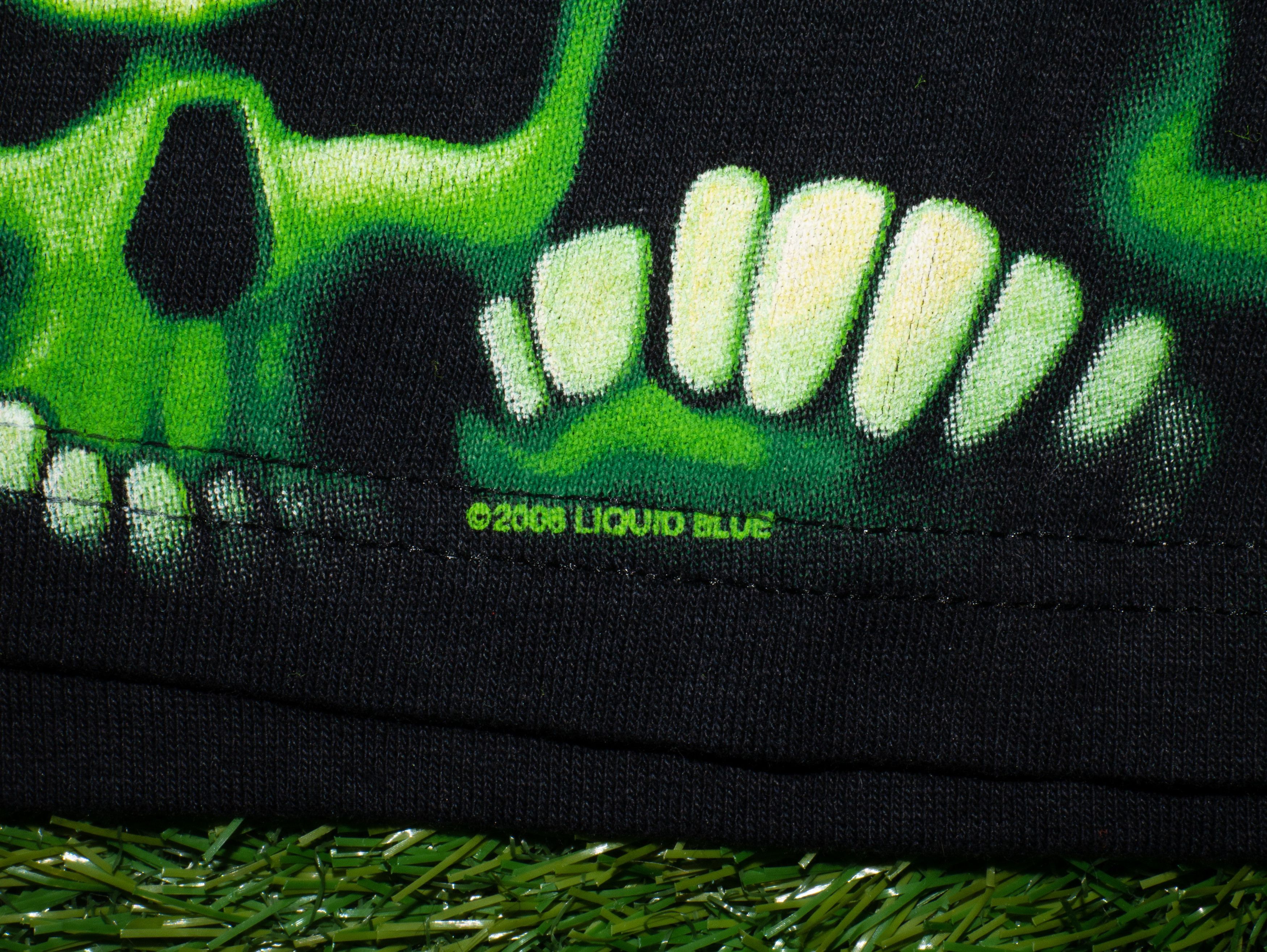 Liquid Blue Vintage Liquid Blue 2006 Skull Pile Rare Green Deadstock L Size US L / EU 52-54 / 3 - 4 Thumbnail
