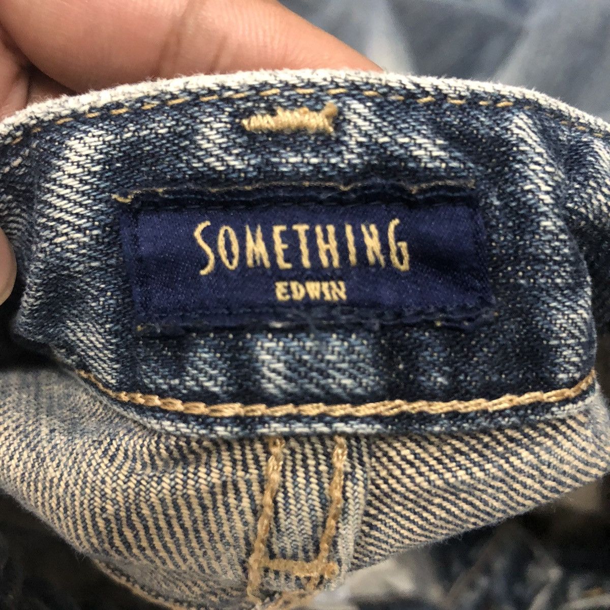 Edwin Vintage Something Edwin Faded Jeans Distressed Denim Pants Size US 32 / EU 48 - 9 Thumbnail