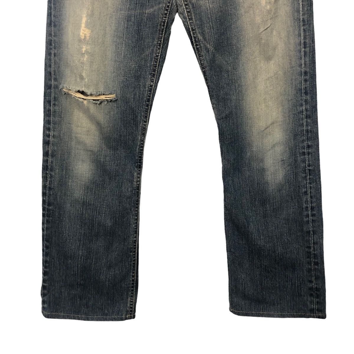 Edwin Vintage Something Edwin Faded Jeans Distressed Denim Pants Size US 32 / EU 48 - 3 Thumbnail
