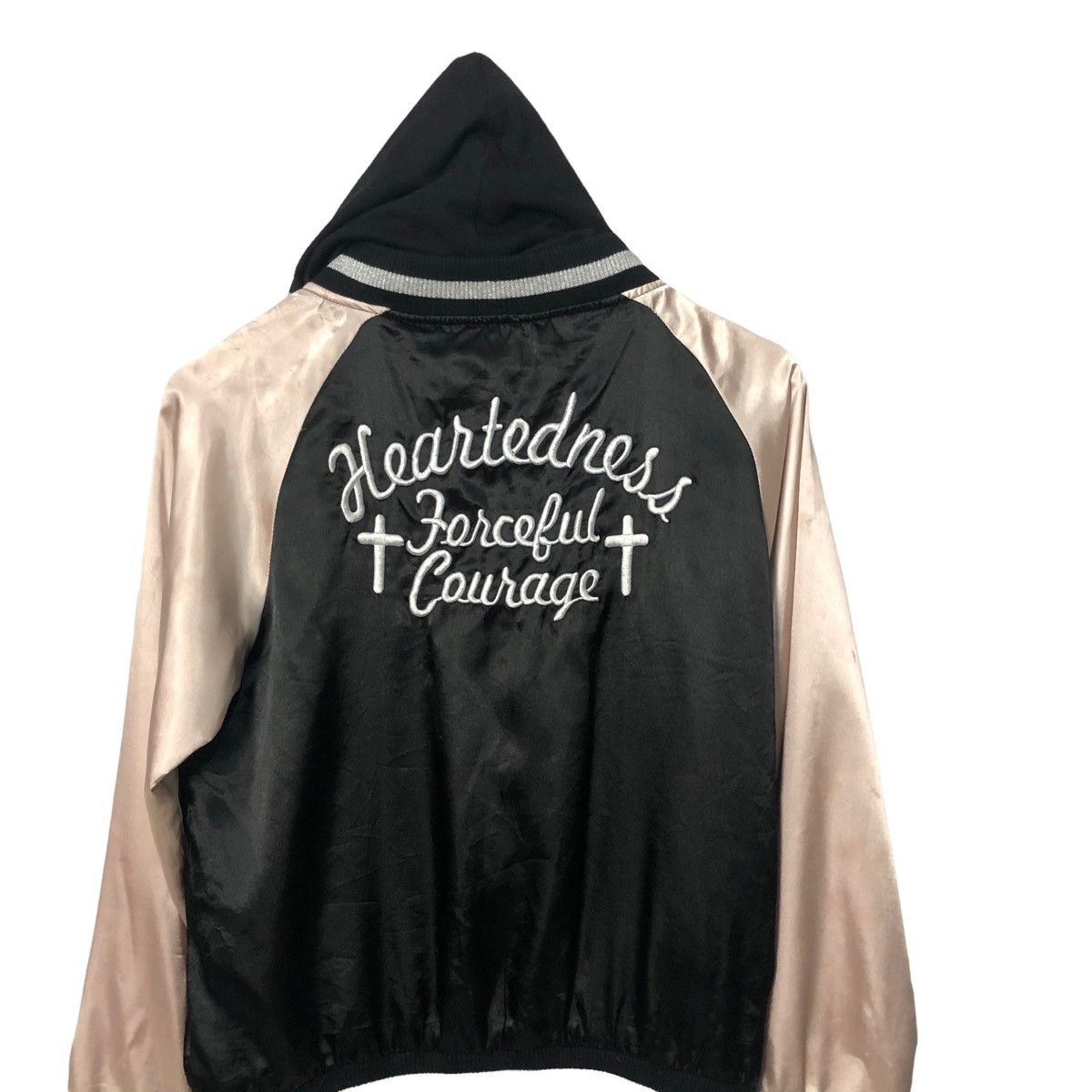 Japanese Brand Vintage Sukajan Heartedness Big Logo Hoodie Jacket Size S / US 4 / IT 40 - 9 Thumbnail