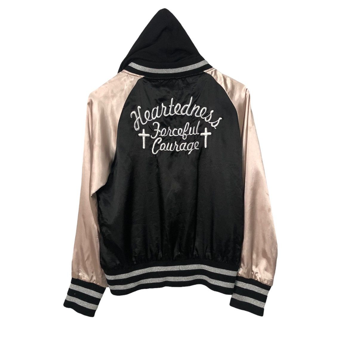 Japanese Brand Vintage Sukajan Heartedness Big Logo Hoodie Jacket Size S / US 4 / IT 40 - 6 Thumbnail