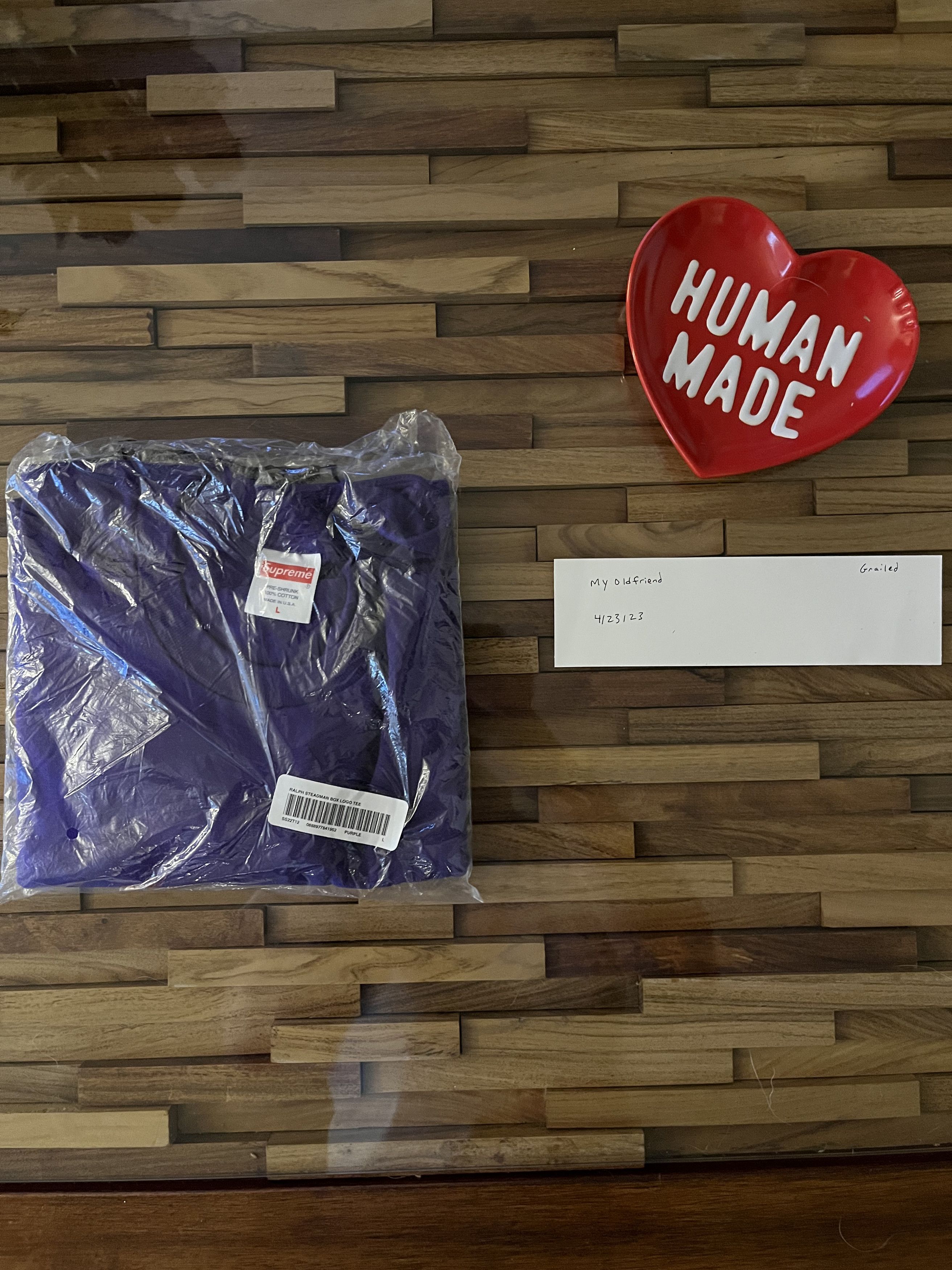 Supreme Ralph Steadman Box Logo (Deadstock) Size US L / EU 52-54 / 3 - 7 Thumbnail