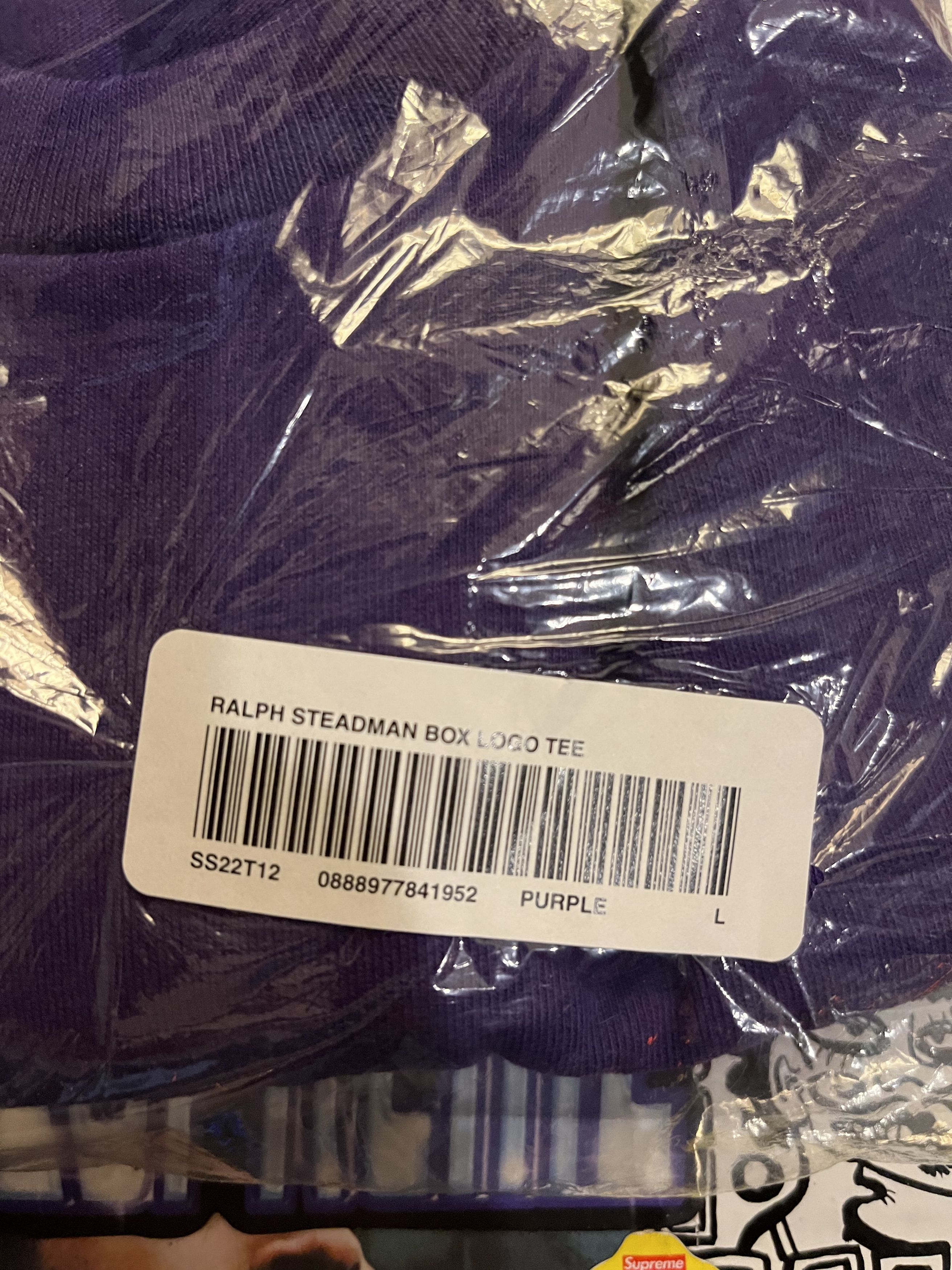 Supreme Ralph Steadman Box Logo (Deadstock) Size US L / EU 52-54 / 3 - 5 Thumbnail