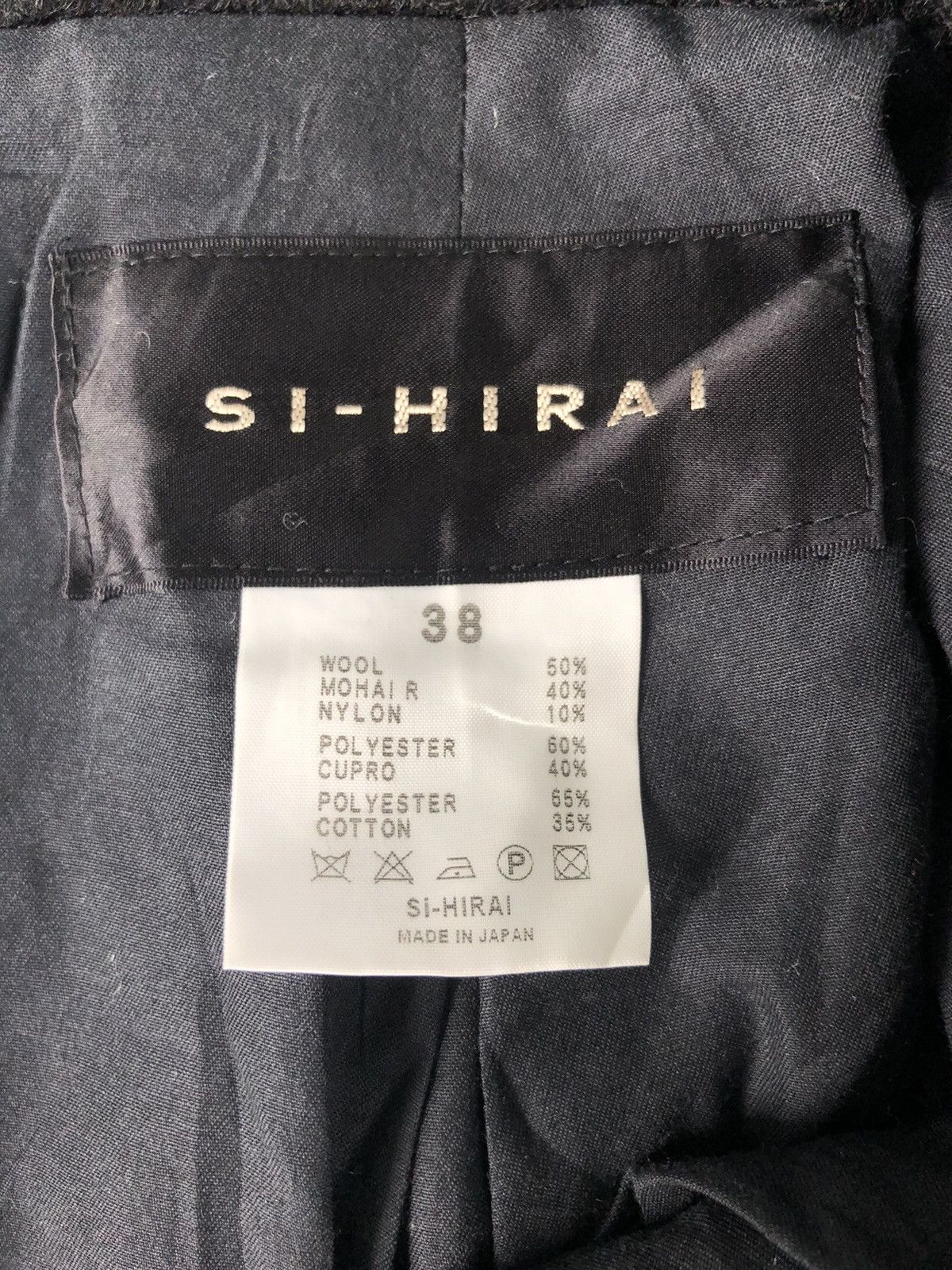 Japanese Brand Vintage Si-Harai Single Button Wool Crop Top Jacket Size S / US 4 / IT 40 - 9 Thumbnail