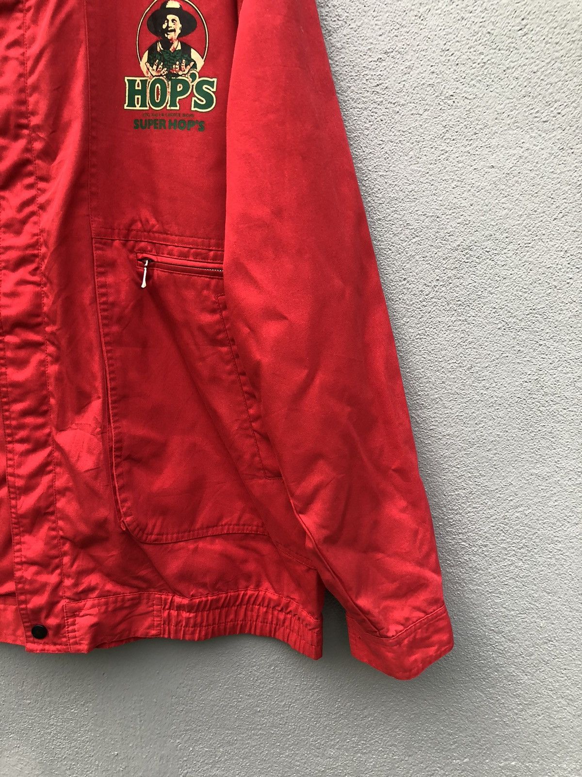 Japanese Brand Vintage Suntory Hops Super Hops Big Logo Zipper Ups Jacket Size US XL / EU 56 / 4 - 3 Thumbnail