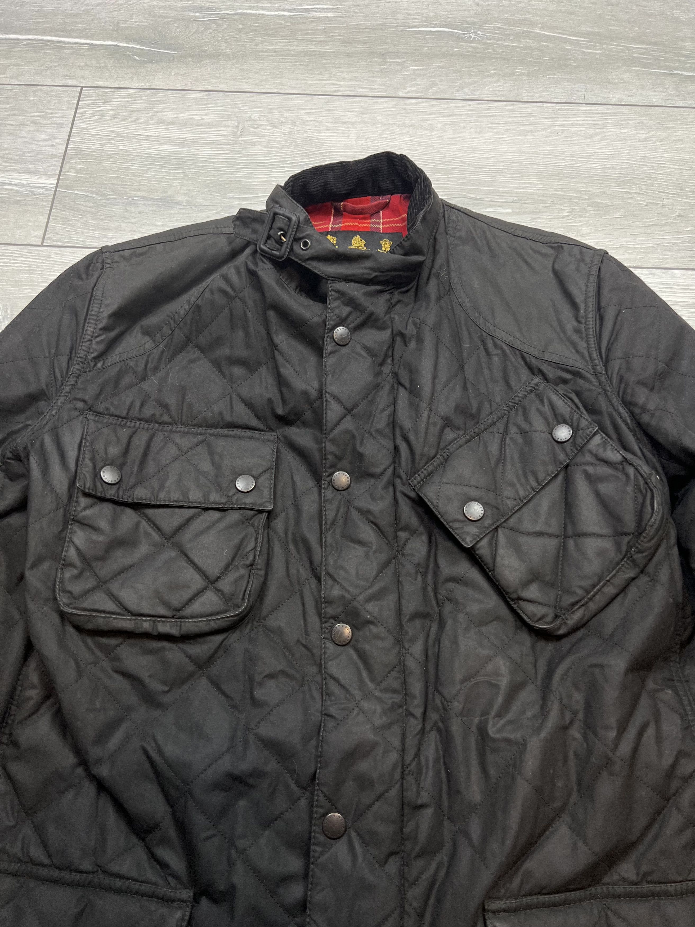 Barbour Barbour Quilted International Quilted Waxed Jacket Size US M / EU 48-50 / 2 - 2 Thumbnail