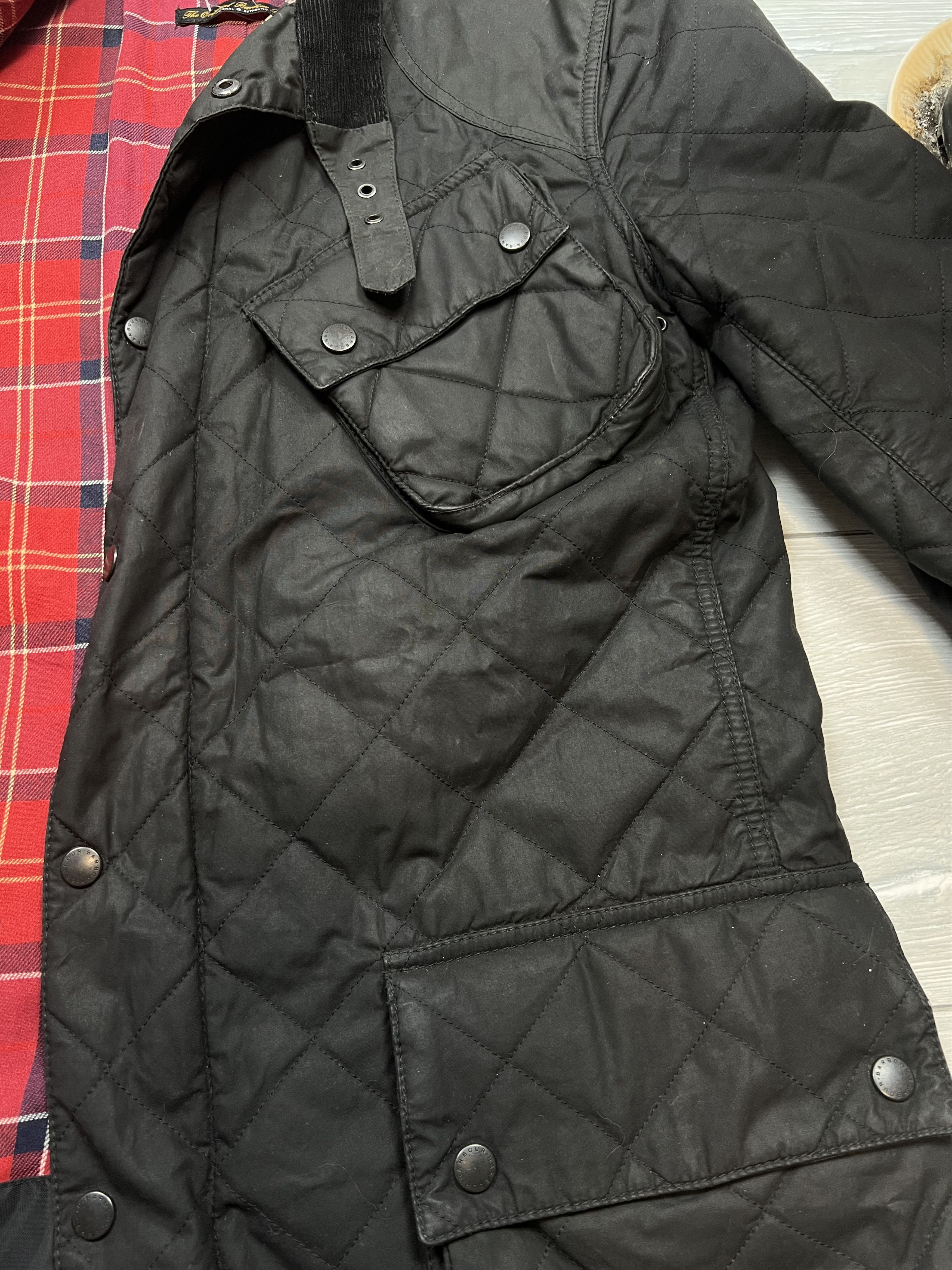Barbour Barbour Quilted International Quilted Waxed Jacket Size US M / EU 48-50 / 2 - 11 Thumbnail