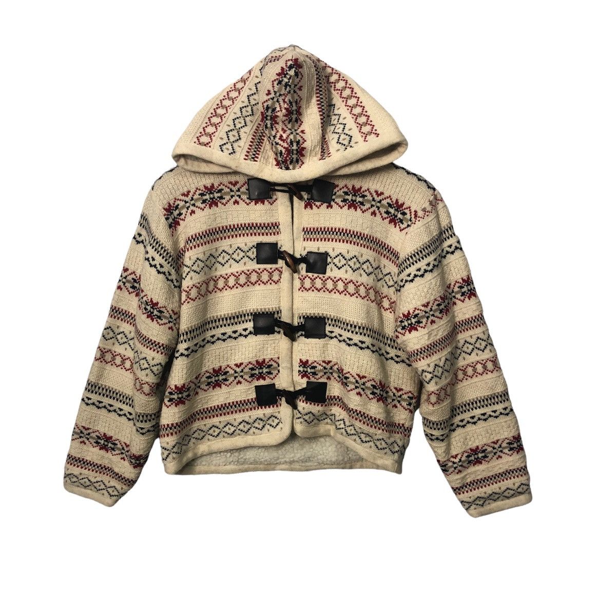Japanese Brand Vintage Canadian Ice Cream Duffle Sherpa Hoodie Jacket Size US S / EU 44-46 / 1 - 1 Thumbnail