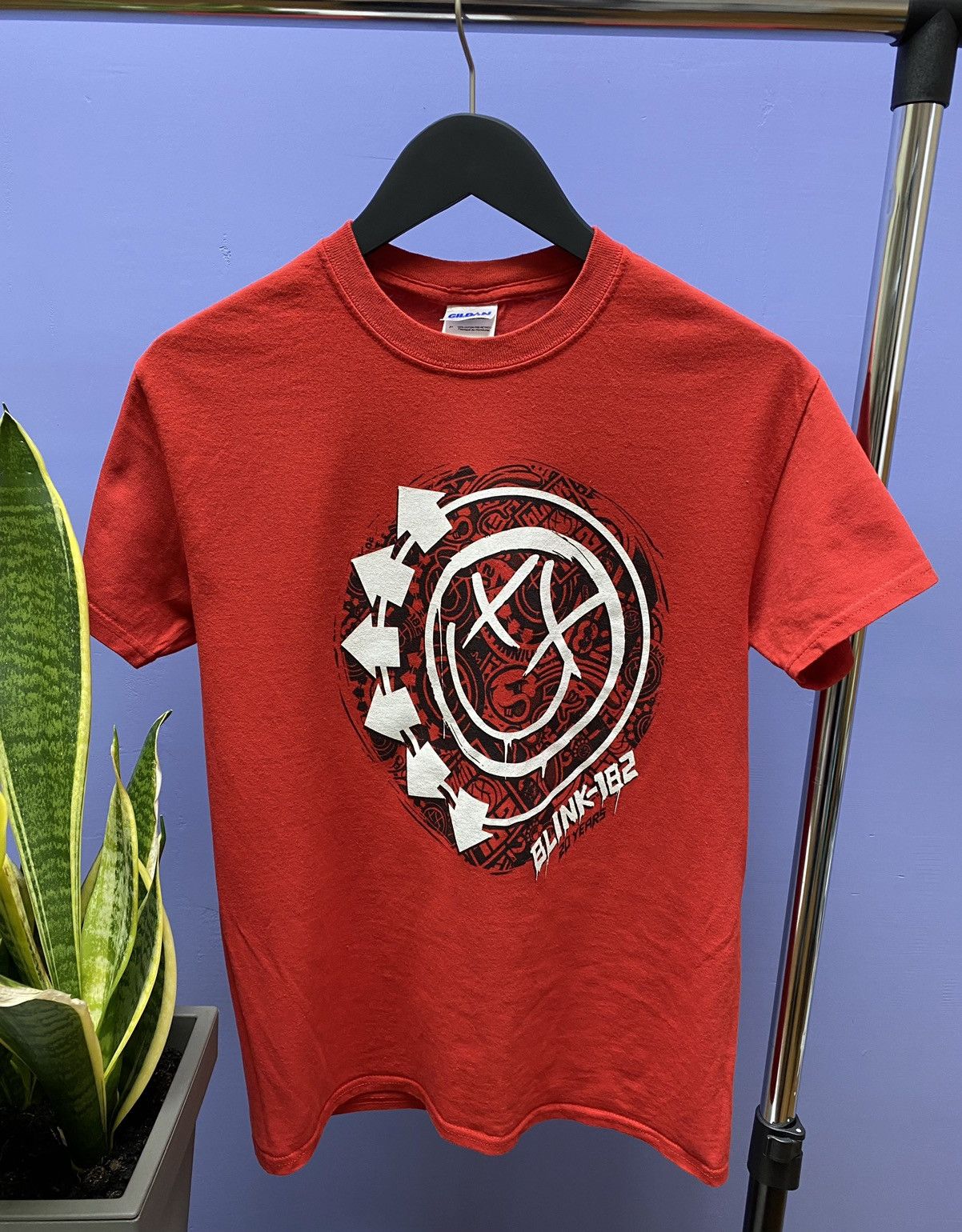 Band Tees Blink-182 20 Years 2012 Tour T Shirt Band Rock Men’s S Red Size US S / EU 44-46 / 1 - 4 Thumbnail