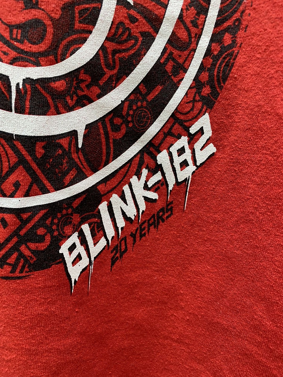 Band Tees Blink-182 20 Years 2012 Tour T Shirt Band Rock Men’s S Red Size US S / EU 44-46 / 1 - 7 Thumbnail
