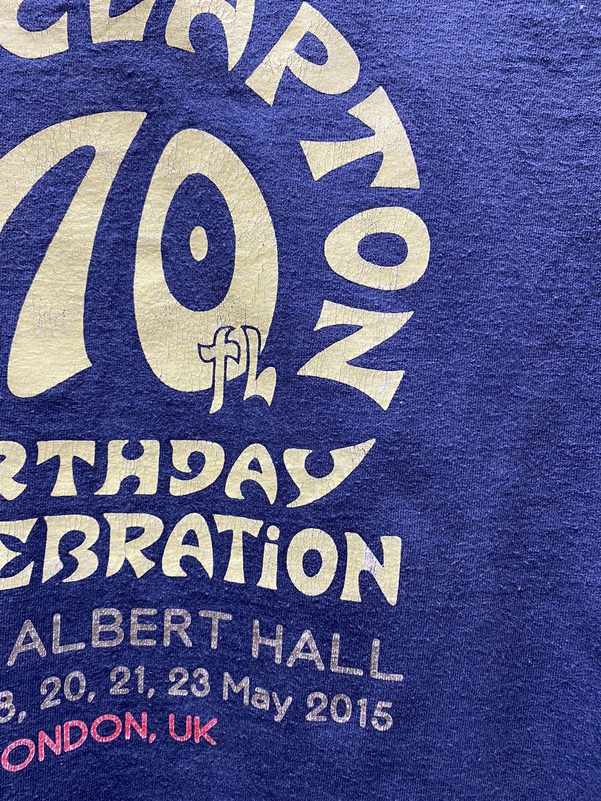 Band Tees Eric Clapton 2015 70th Birthday Celebration Tour T Shirt Size US M / EU 48-50 / 2 - 16 Thumbnail