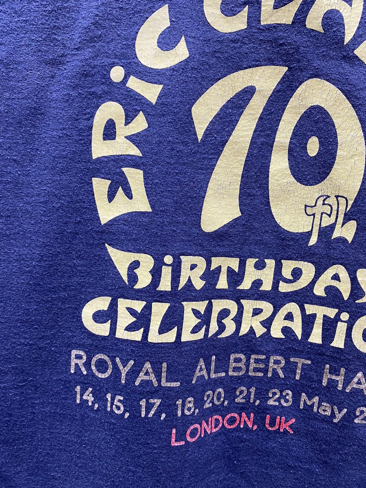 Band Tees Eric Clapton 2015 70th Birthday Celebration Tour T Shirt Size US M / EU 48-50 / 2 - 17 Thumbnail