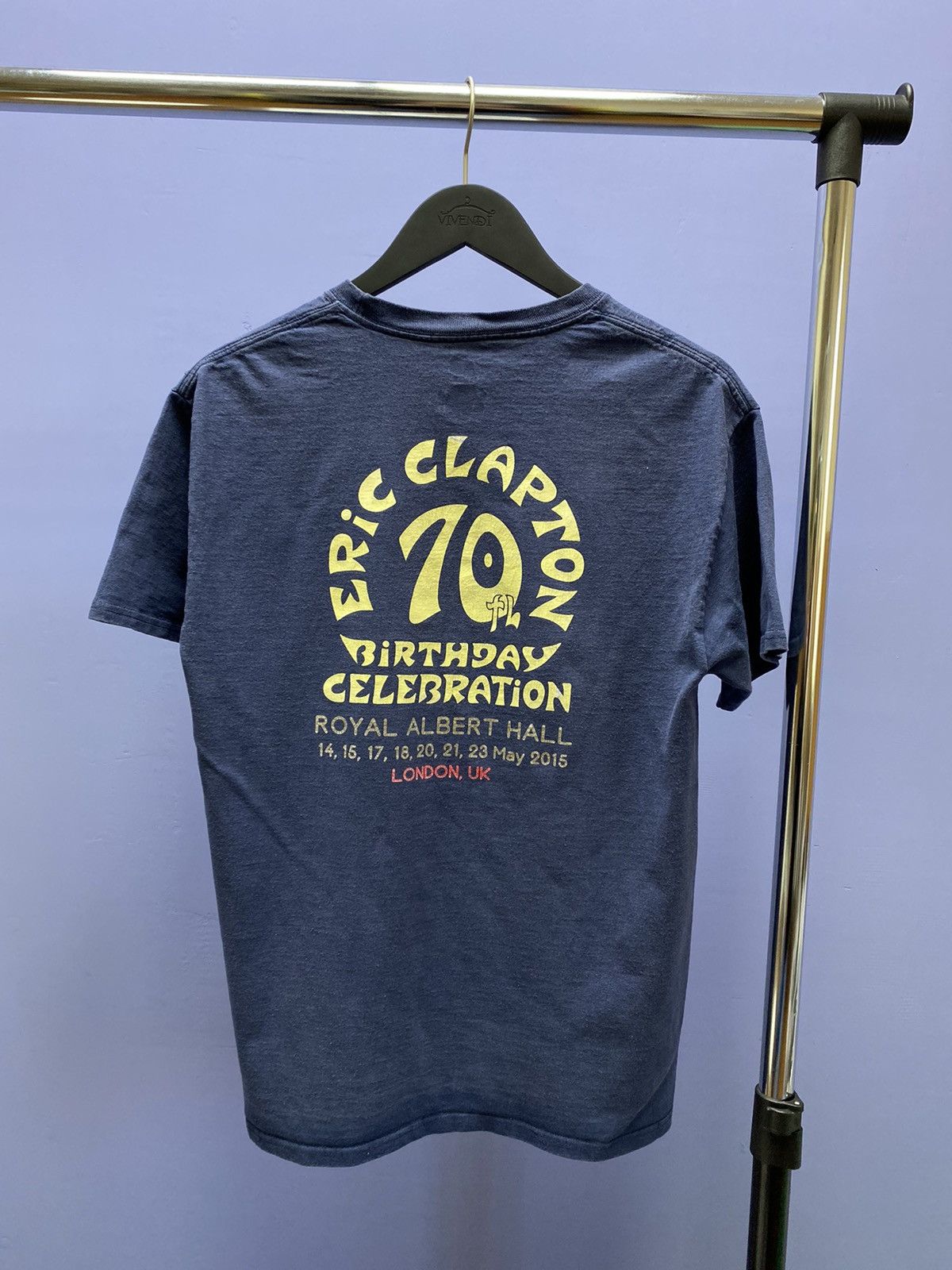 Band Tees Eric Clapton 2015 70th Birthday Celebration Tour T Shirt Size US M / EU 48-50 / 2 - 13 Thumbnail