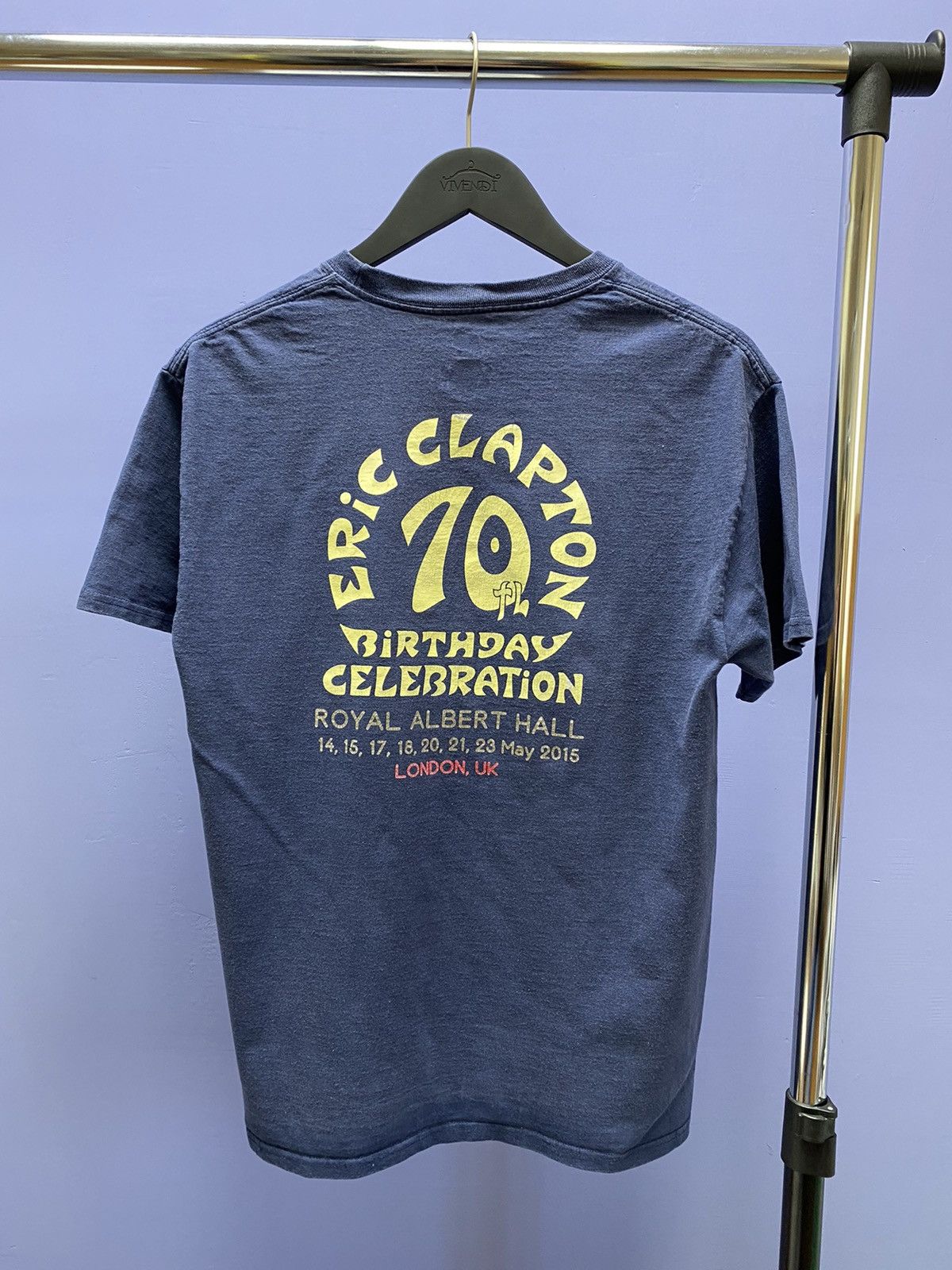 Band Tees Eric Clapton 2015 70th Birthday Celebration Tour T Shirt Size US M / EU 48-50 / 2 - 12 Thumbnail