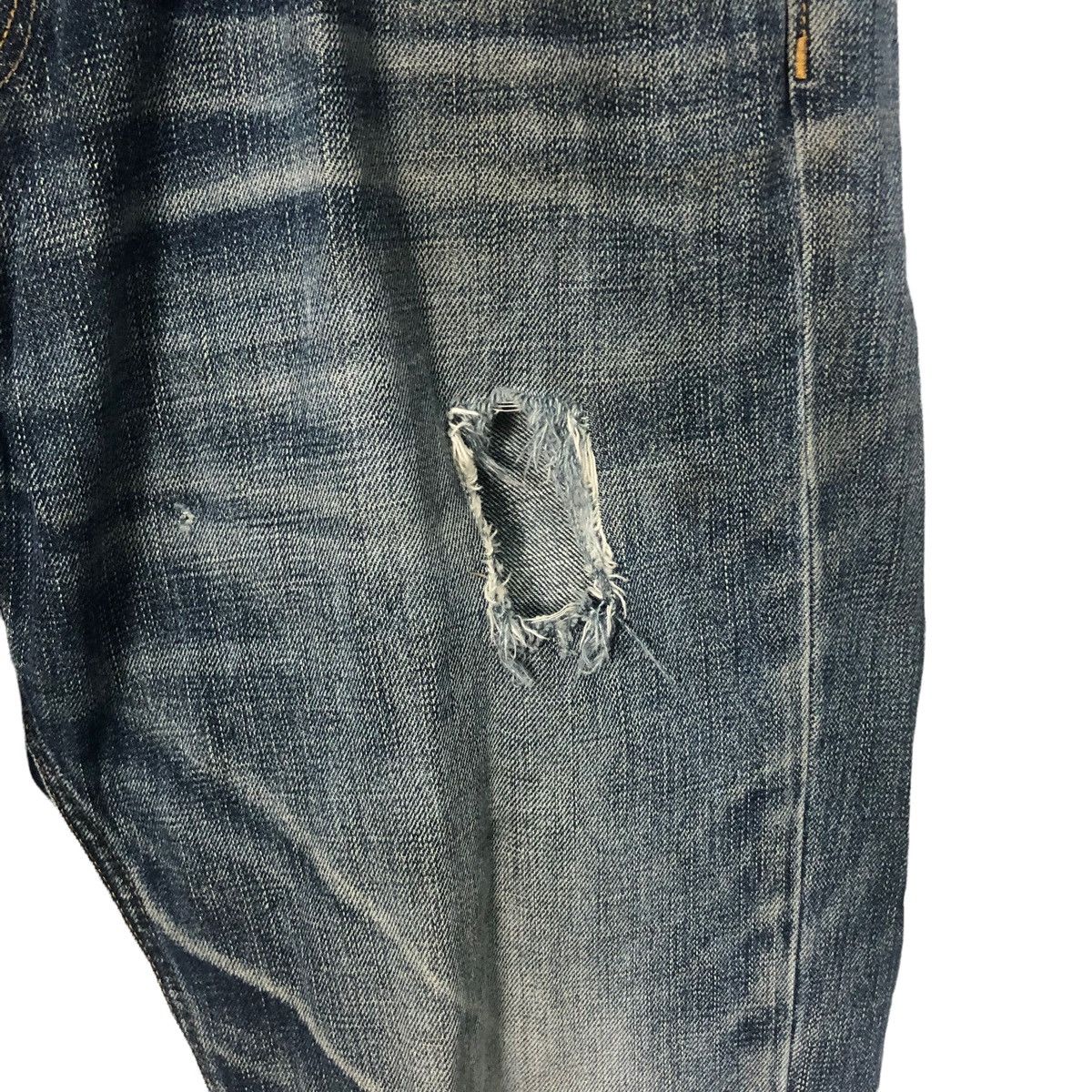 Japanese Brand Vintage Free Gate Jeans Faded Distressed Denim Pants W34 Size US 34 / EU 50 - 5 Thumbnail