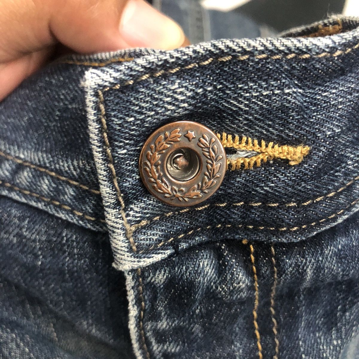 Japanese Brand Vintage Free Gate Jeans Faded Distressed Denim Pants W34 Size US 34 / EU 50 - 12 Thumbnail