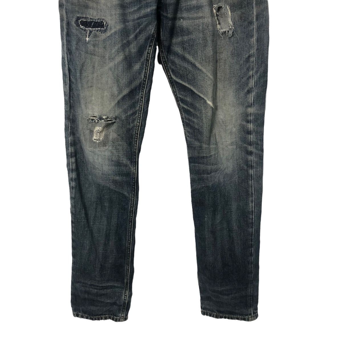 Japanese Brand Vintage Free Gate Jeans Faded Distressed Denim Pants W34 Size US 34 / EU 50 - 3 Thumbnail