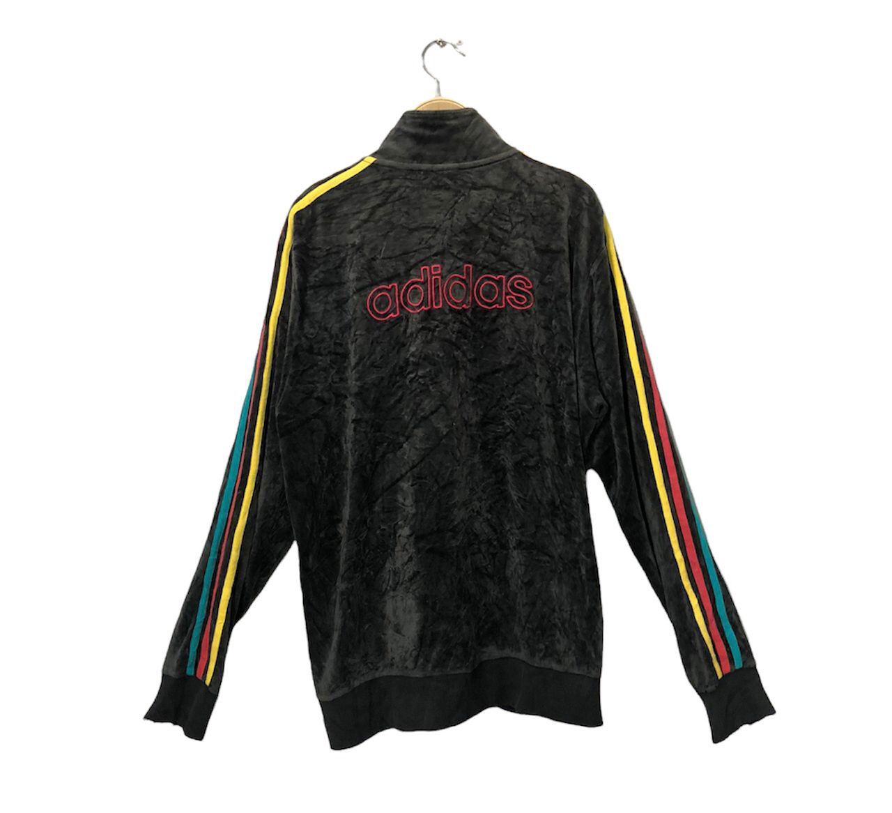 Adidas Vintage Adidas Embroidery Spell Out Big Logo Zip Up Jacket Size US M / EU 48-50 / 2 - 1 Thumbnail