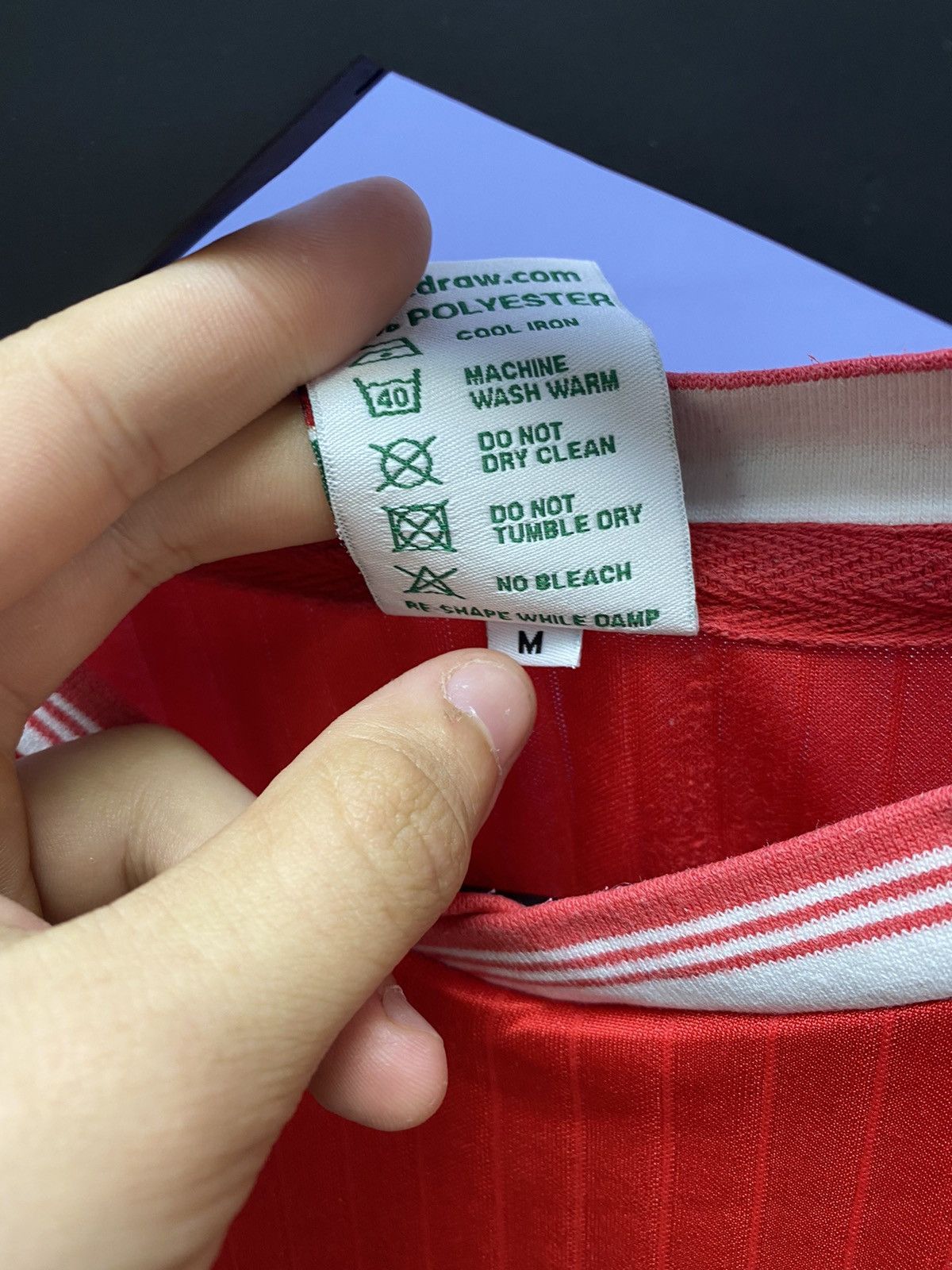 Other Arsenal 1985 Score Draw Replica Soccer Jersey Football Shirt Size US M / EU 48-50 / 2 - 11 Thumbnail