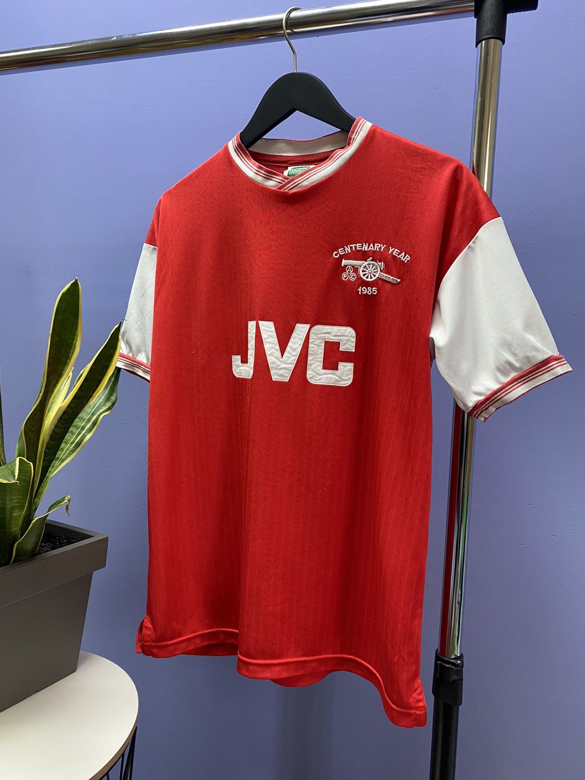 Other Arsenal 1985 Score Draw Replica Soccer Jersey Football Shirt Size US M / EU 48-50 / 2 - 2 Thumbnail