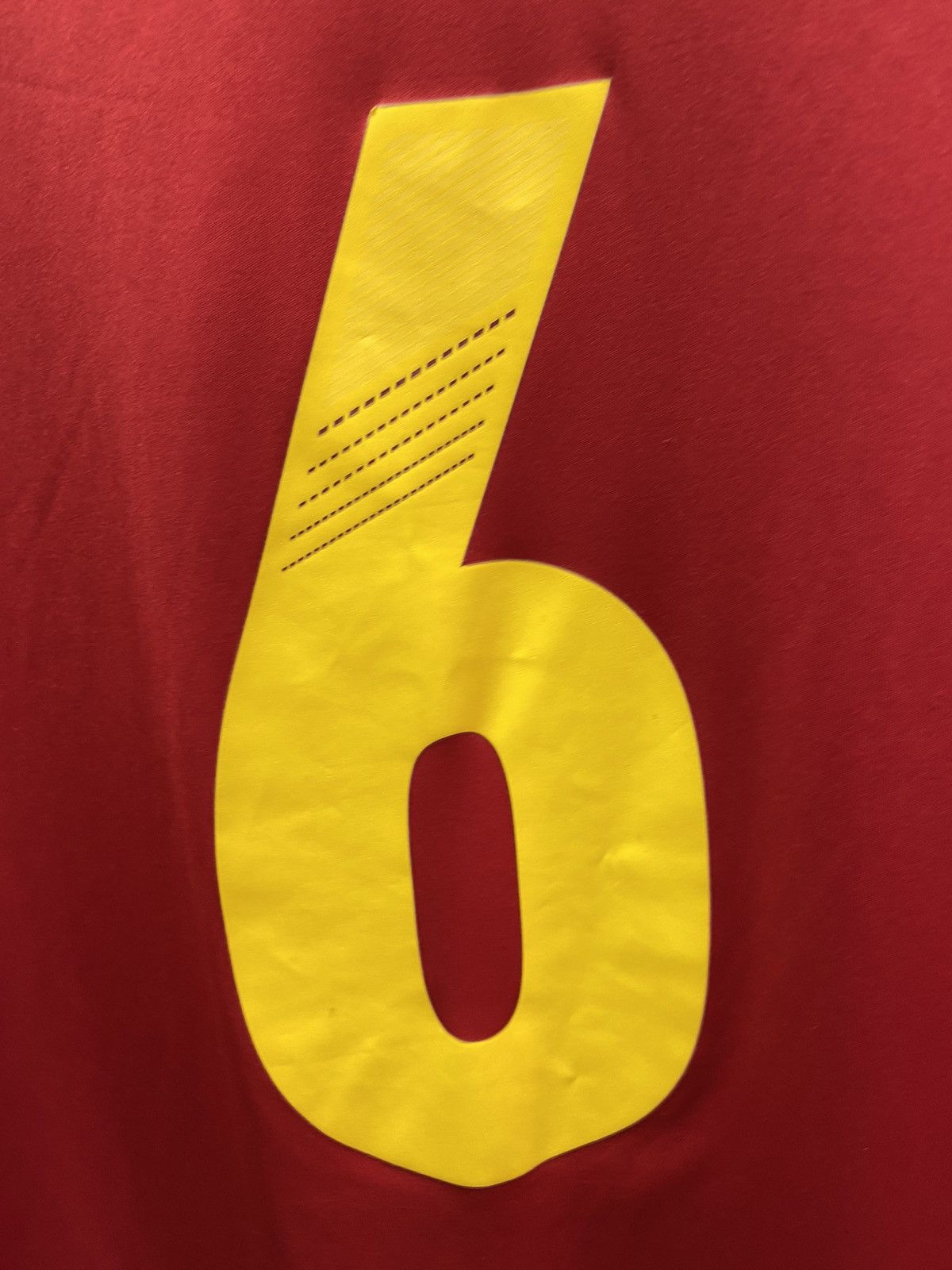 Adidas × UEFA Adidas 2012 2013 Spain #6 Iniesta Soccer Jersey Football Size US XXL / EU 58 / 5 - 9 Thumbnail