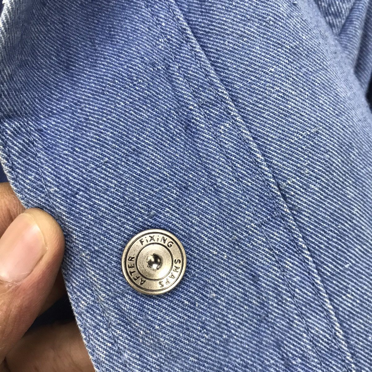 Japanese Brand Monello Miyake Inspired Oversized Denim Bomber Style Size US M / EU 48-50 / 2 - 21 Thumbnail