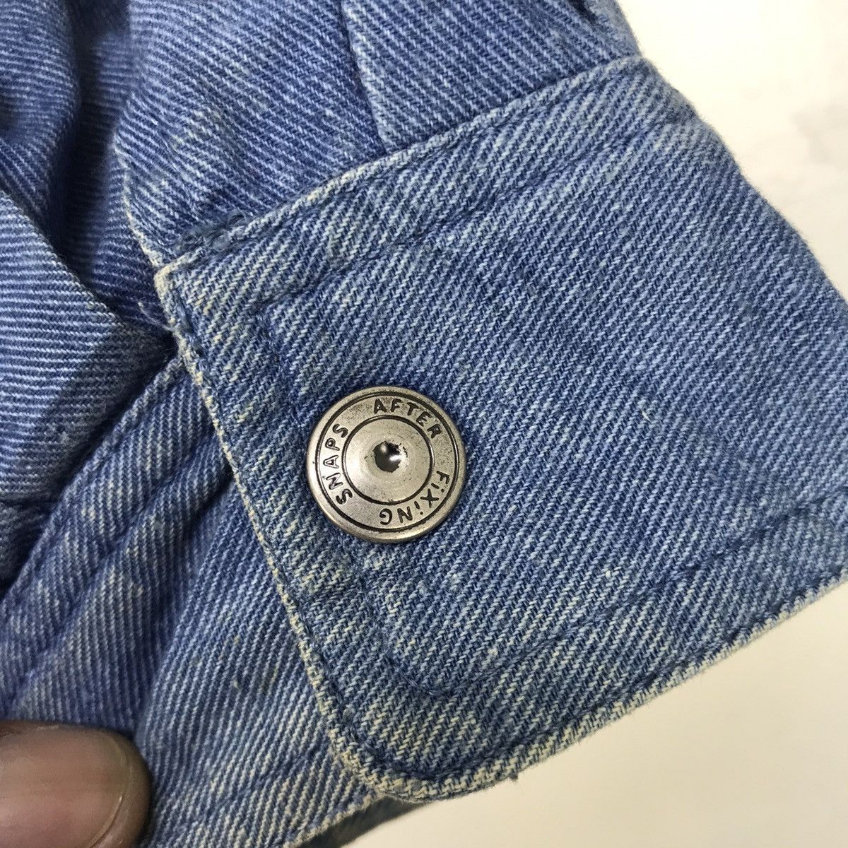 Japanese Brand Monello Miyake Inspired Oversized Denim Bomber Style Size US M / EU 48-50 / 2 - 15 Thumbnail