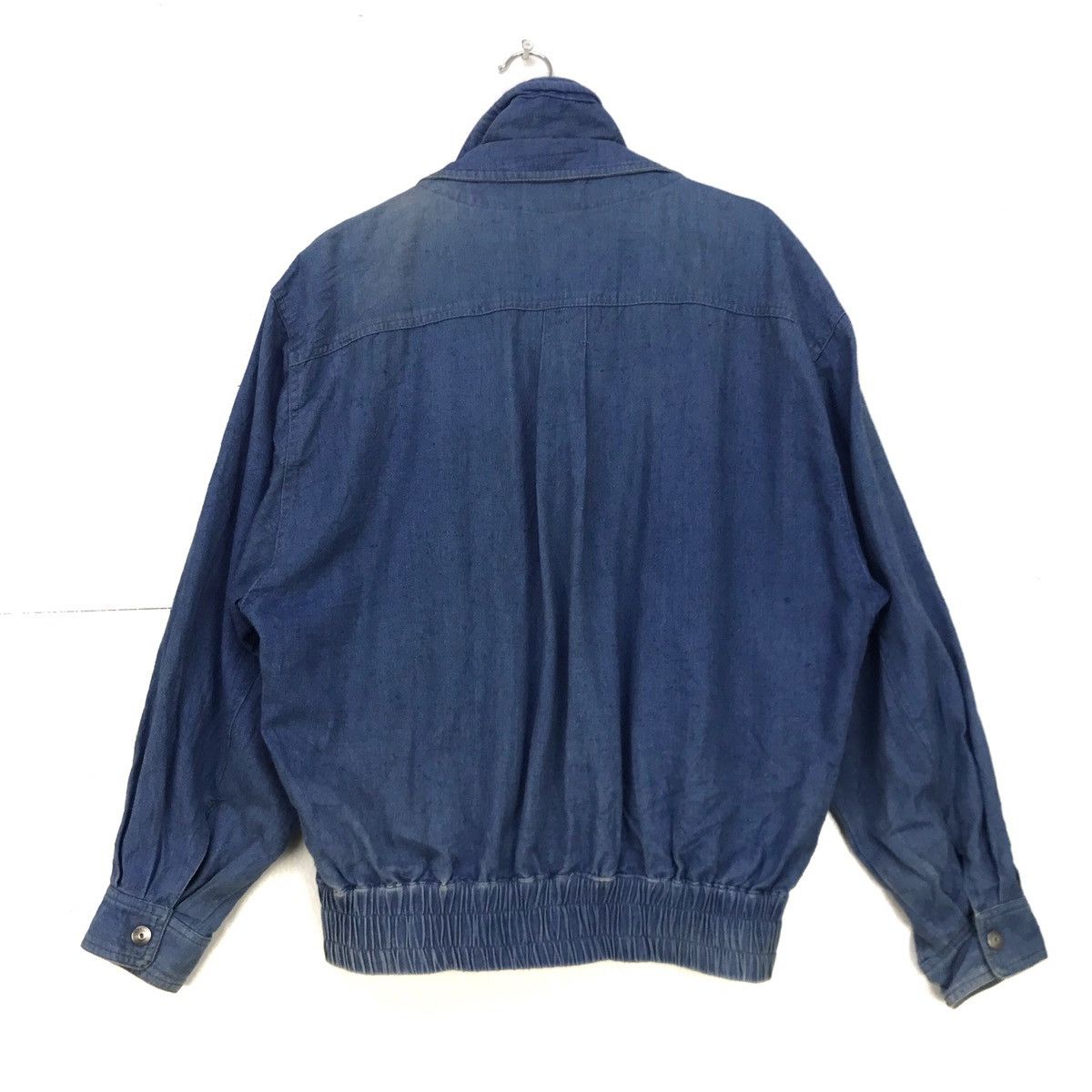Japanese Brand Monello Miyake Inspired Oversized Denim Bomber Style Size US M / EU 48-50 / 2 - 3 Thumbnail