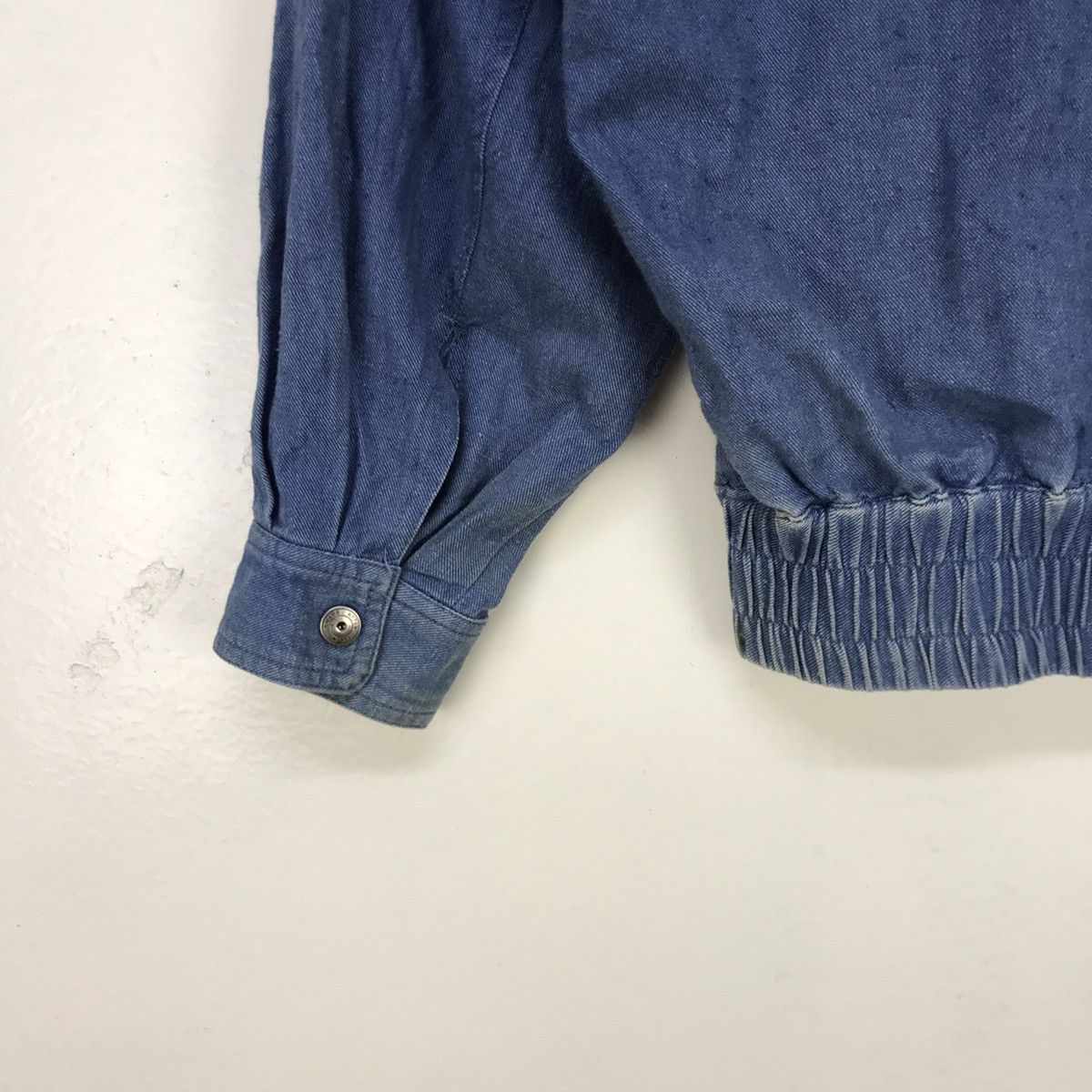 Japanese Brand Monello Miyake Inspired Oversized Denim Bomber Style Size US M / EU 48-50 / 2 - 13 Thumbnail