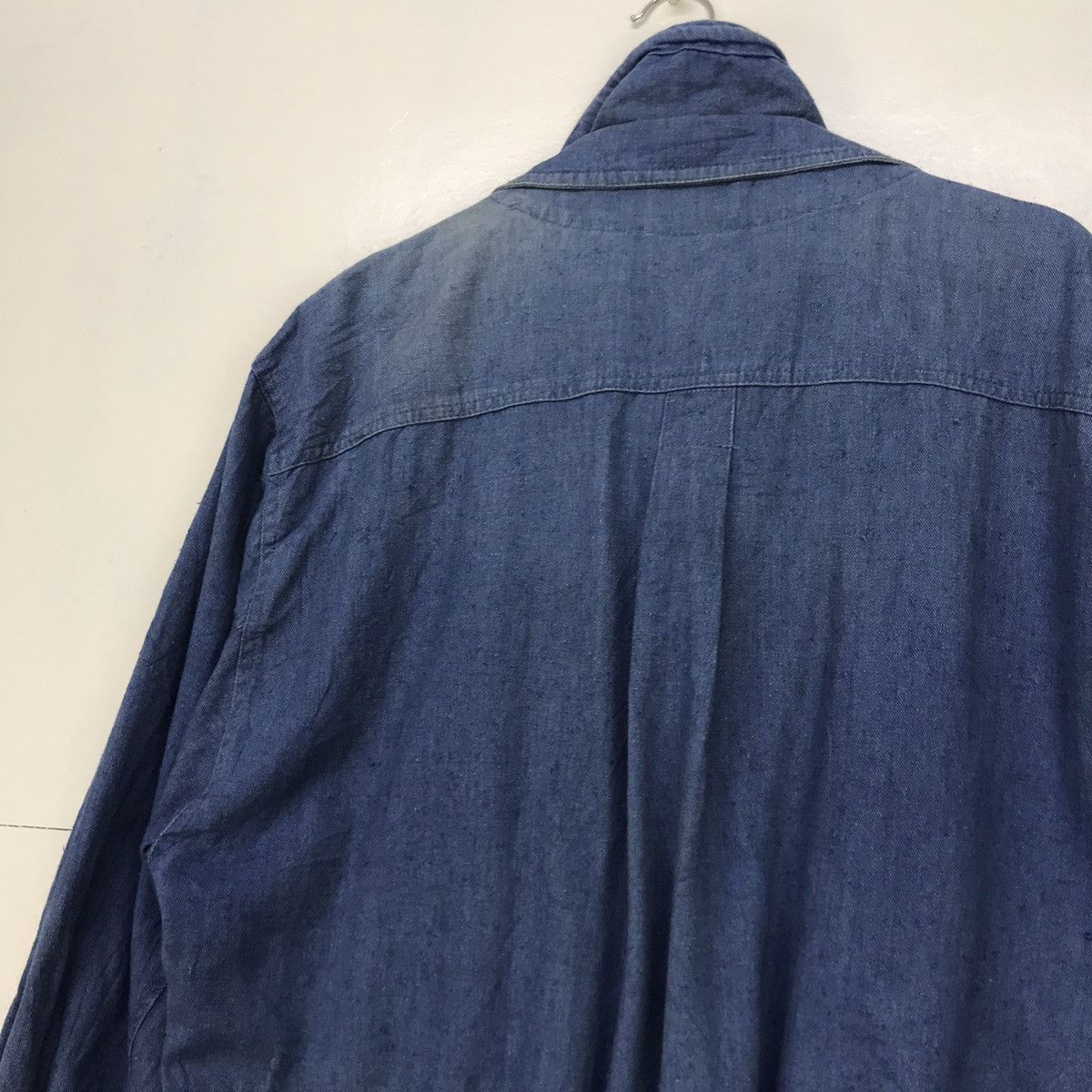 Japanese Brand Monello Miyake Inspired Oversized Denim Bomber Style Size US M / EU 48-50 / 2 - 16 Thumbnail
