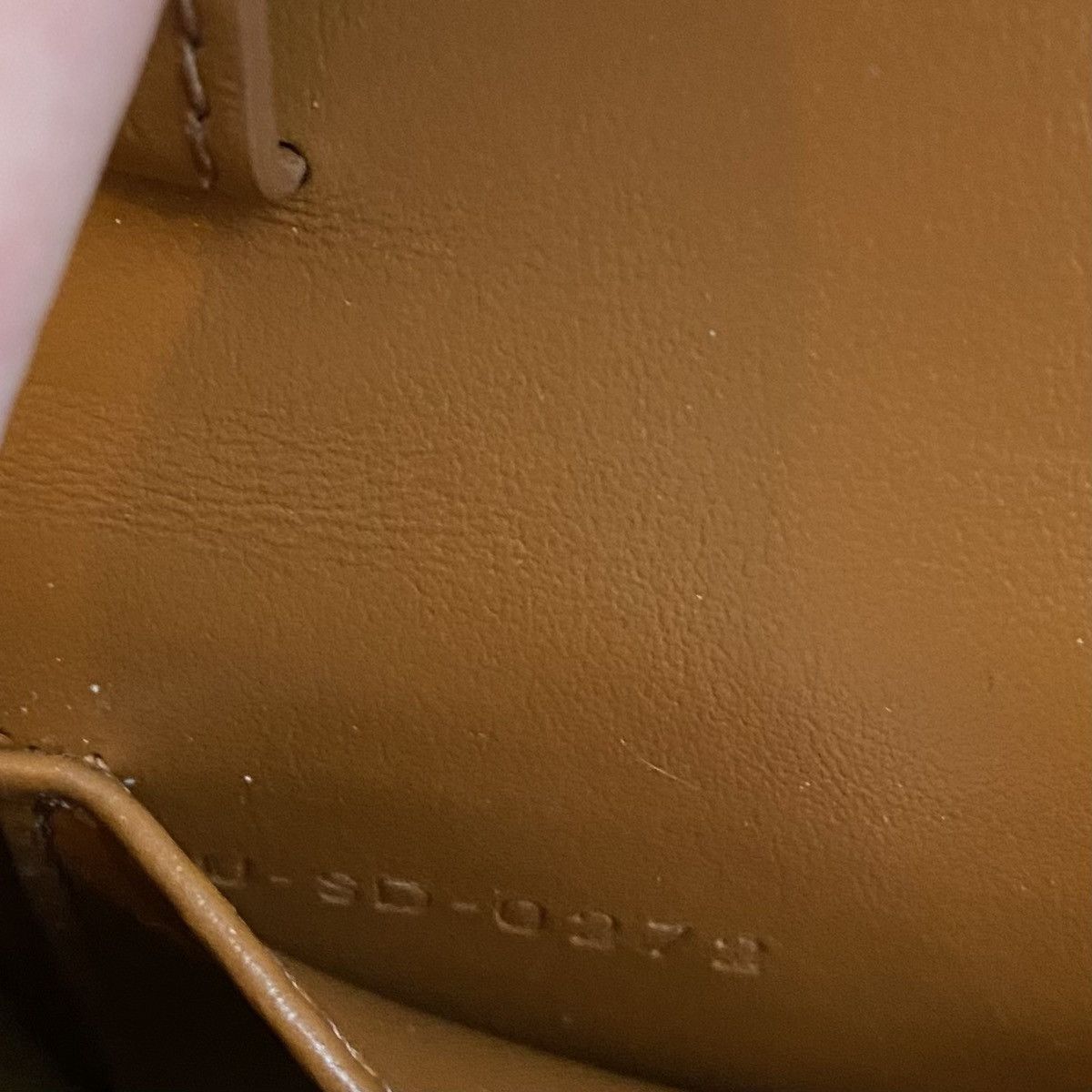 Celine × Hedi Slimane CELINE MINI TRIOMPHE BAG IN TRIOMPHE CANVAS AND CALFSKIN TAN Size ONE SIZE - 10 Thumbnail
