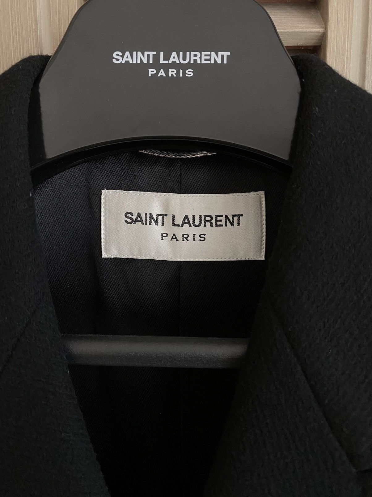 Hedi Slimane × Saint Laurent Paris Double Breasted Allure Coat Size US S / EU 44-46 / 1 - 3 Thumbnail