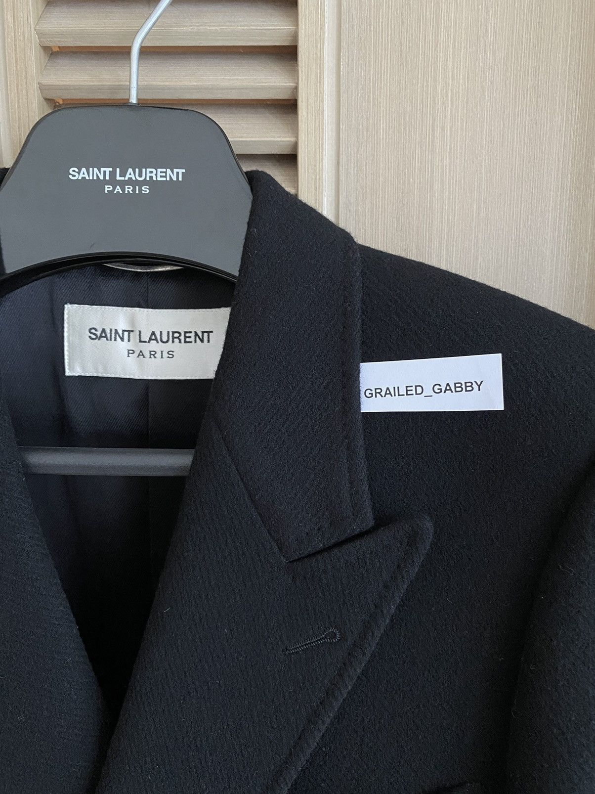 Hedi Slimane × Saint Laurent Paris Double Breasted Allure Coat Size US S / EU 44-46 / 1 - 5 Thumbnail