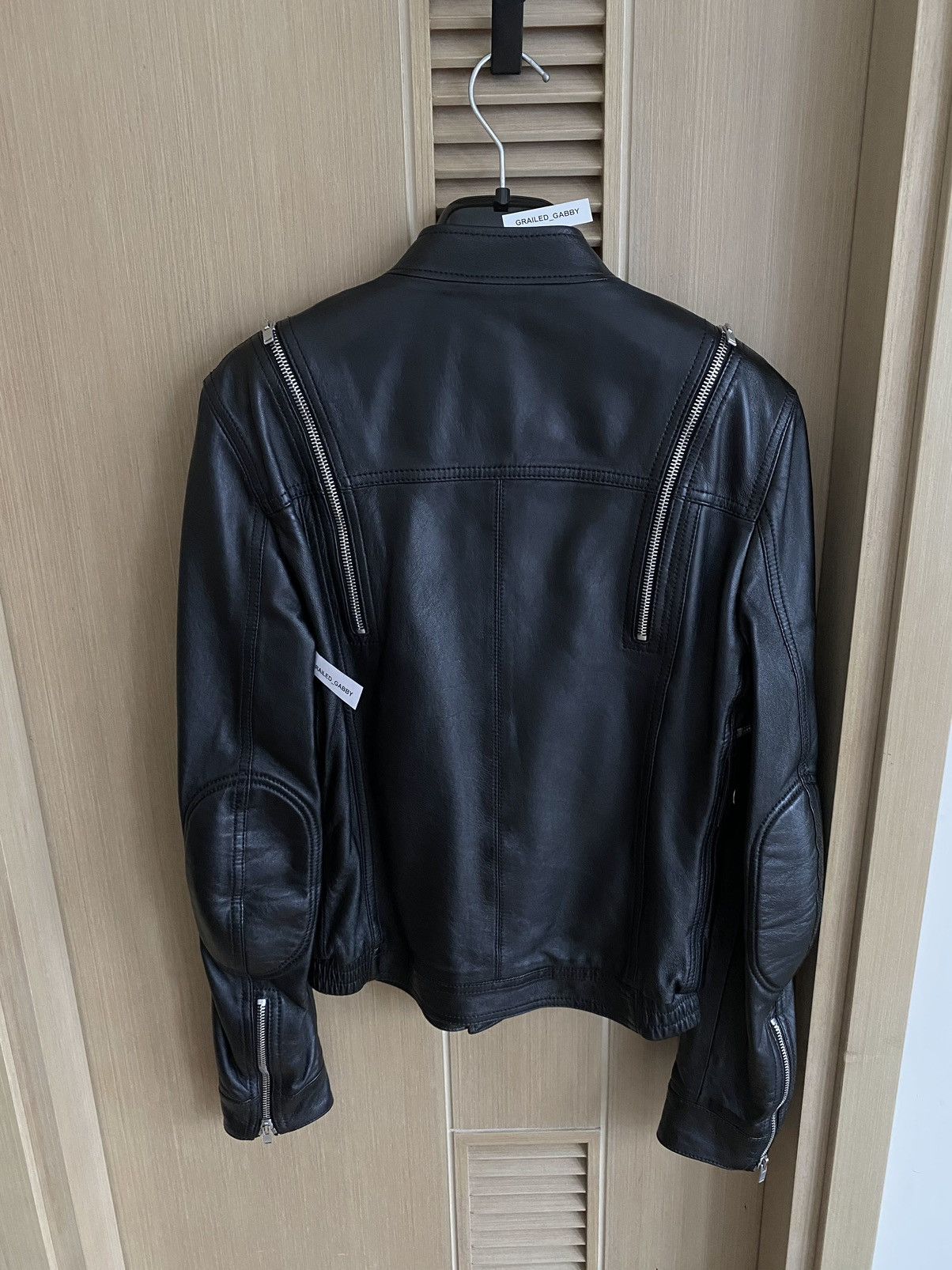 Hedi Slimane × Saint Laurent Paris FW15 Aviator Python Skin Patch Leather Jacket Size US S / EU 44-46 / 1 - 2 Thumbnail