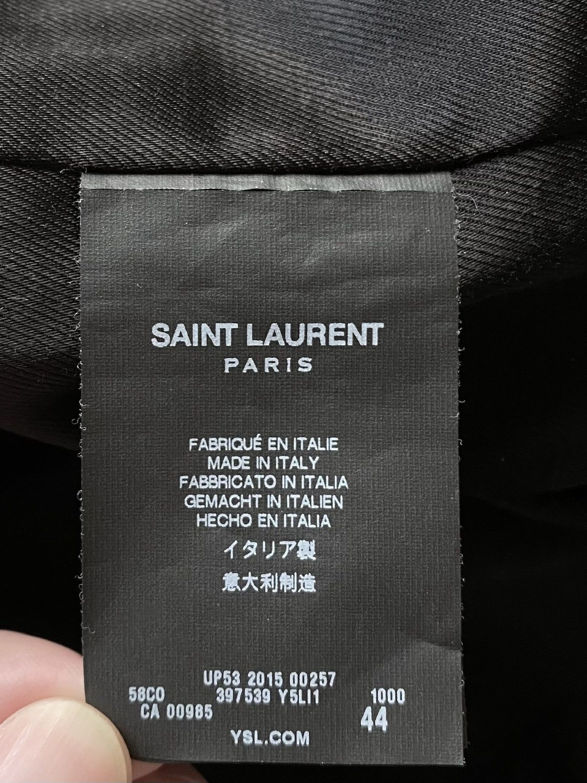 Hedi Slimane × Saint Laurent Paris FW15 Aviator Python Skin Patch Leather Jacket Size US S / EU 44-46 / 1 - 8 Thumbnail