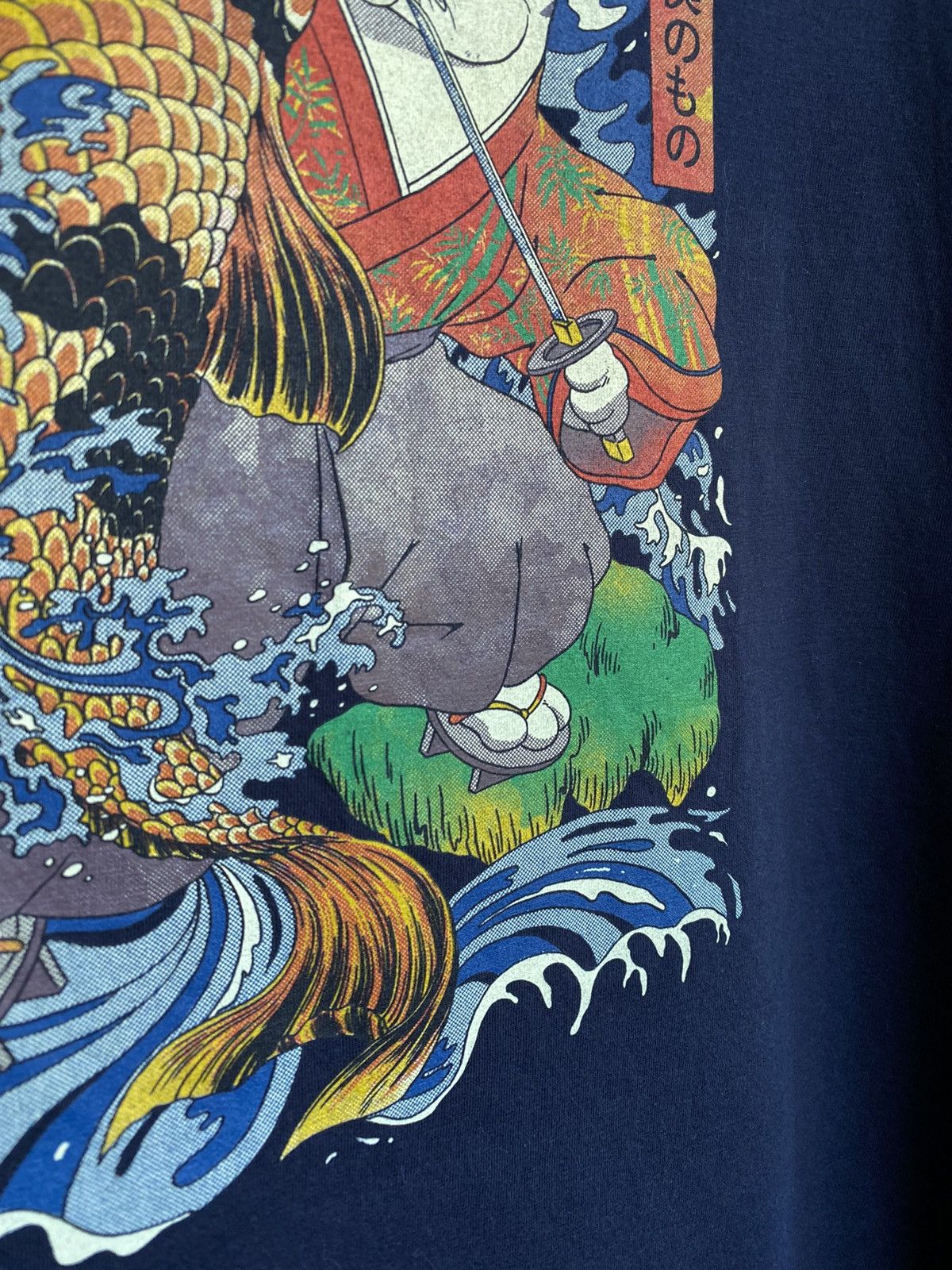 Japanese Brand The Cat And The Koi Graphic T Shirt Size US M / EU 48-50 / 2 - 10 Thumbnail