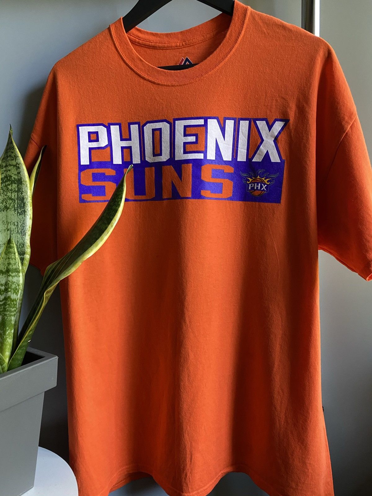 NBA Vintage Majestic Phoenix Suns #2 Eric Bledsoe T Shirt Size US XL / EU 56 / 4 - 6 Thumbnail
