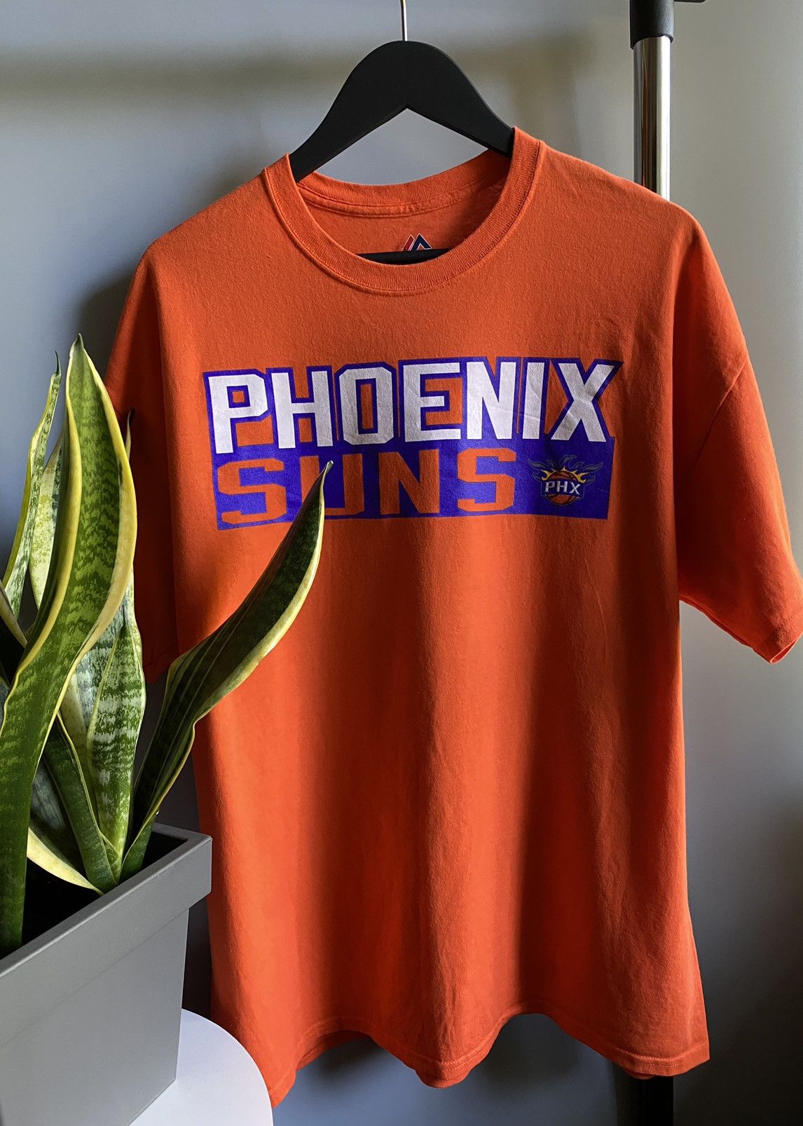 NBA Vintage Majestic Phoenix Suns #2 Eric Bledsoe T Shirt Size US XL / EU 56 / 4 - 4 Thumbnail