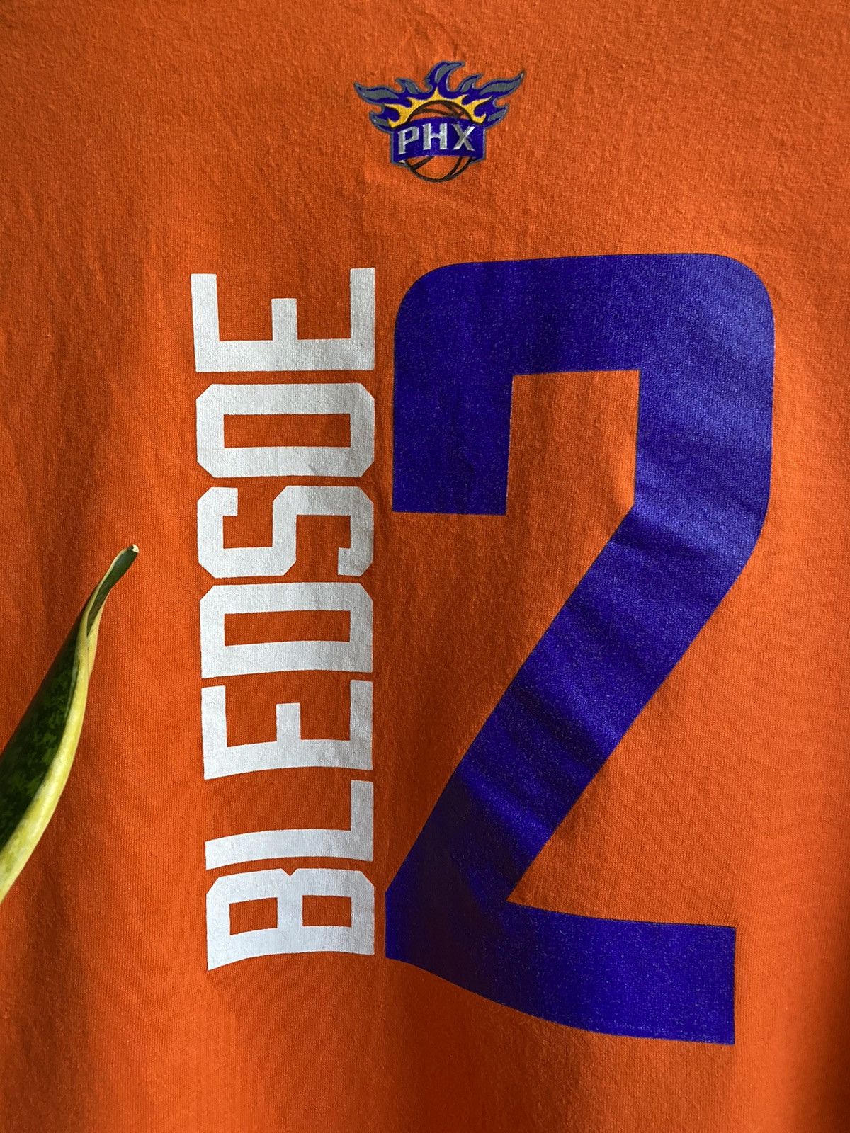NBA Vintage Majestic Phoenix Suns #2 Eric Bledsoe T Shirt Size US XL / EU 56 / 4 - 14 Thumbnail