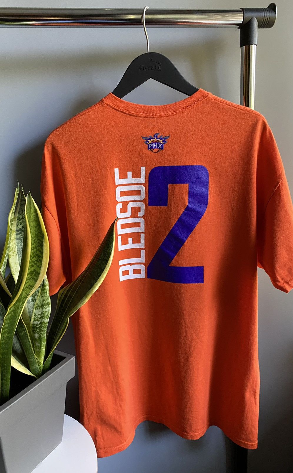 NBA Vintage Majestic Phoenix Suns #2 Eric Bledsoe T Shirt Size US XL / EU 56 / 4 - 1 Thumbnail