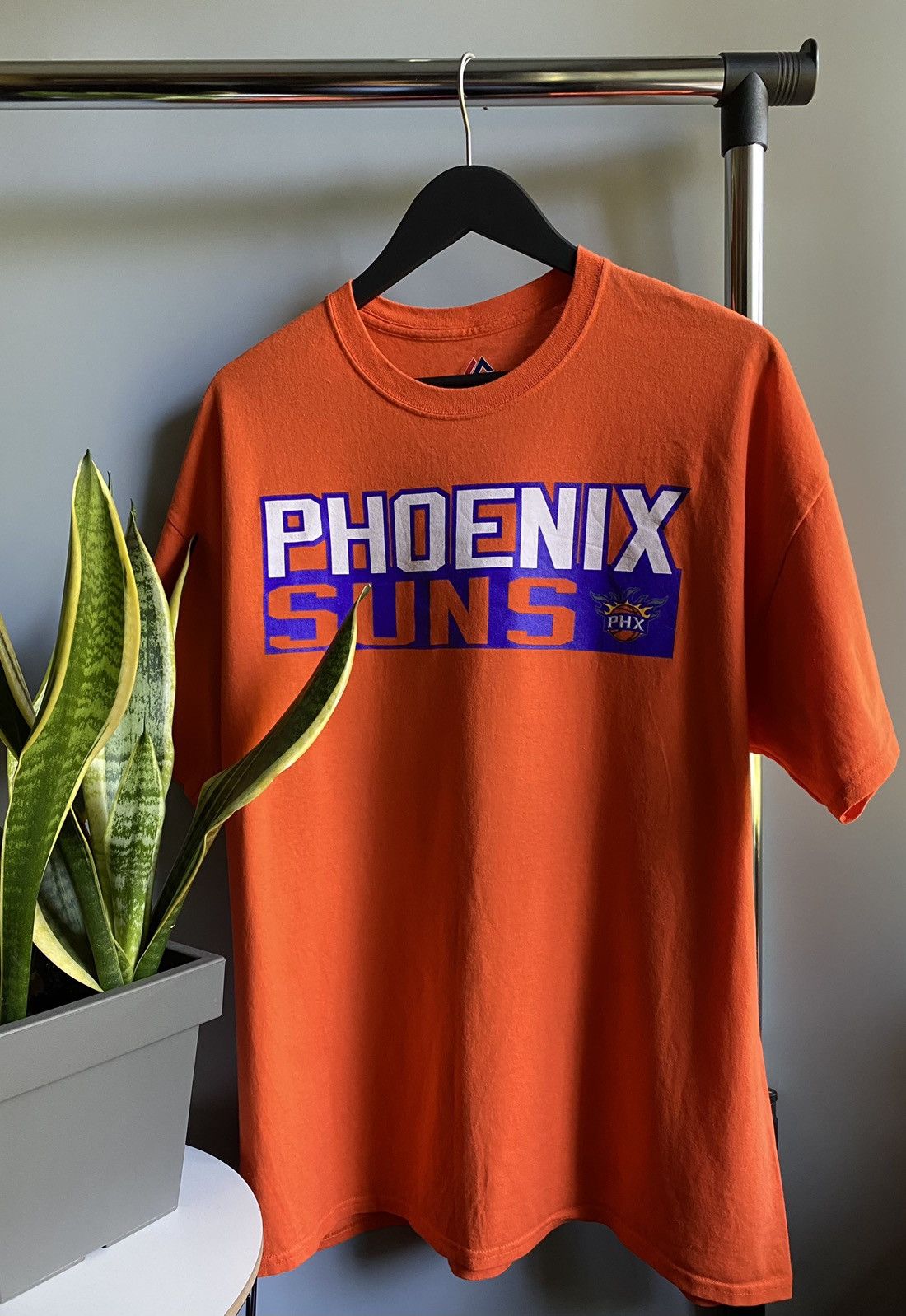 NBA Vintage Majestic Phoenix Suns #2 Eric Bledsoe T Shirt Size US XL / EU 56 / 4 - 2 Thumbnail